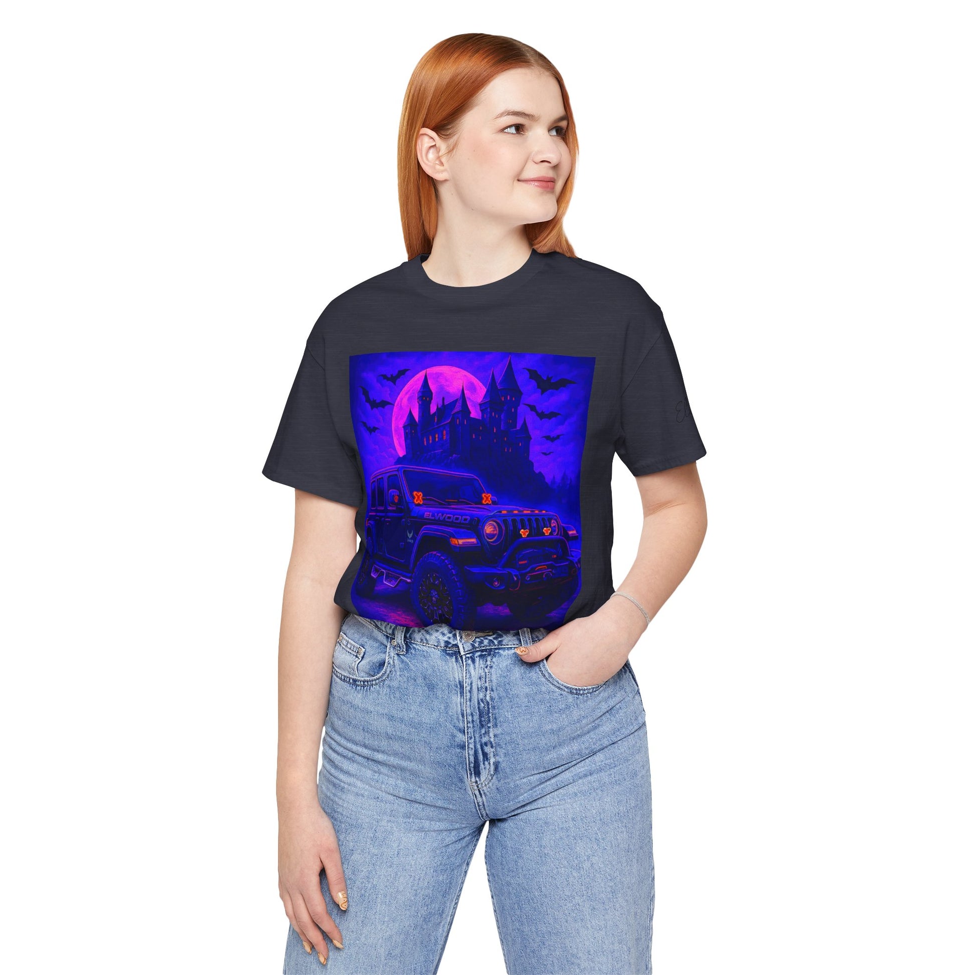 Elwood Jeep Adventure Tee - Perfect for Halloween, Road Trips, Outdoor Enthusiasts, Gift for Him or Her, Jeep Lovers, Casual Style