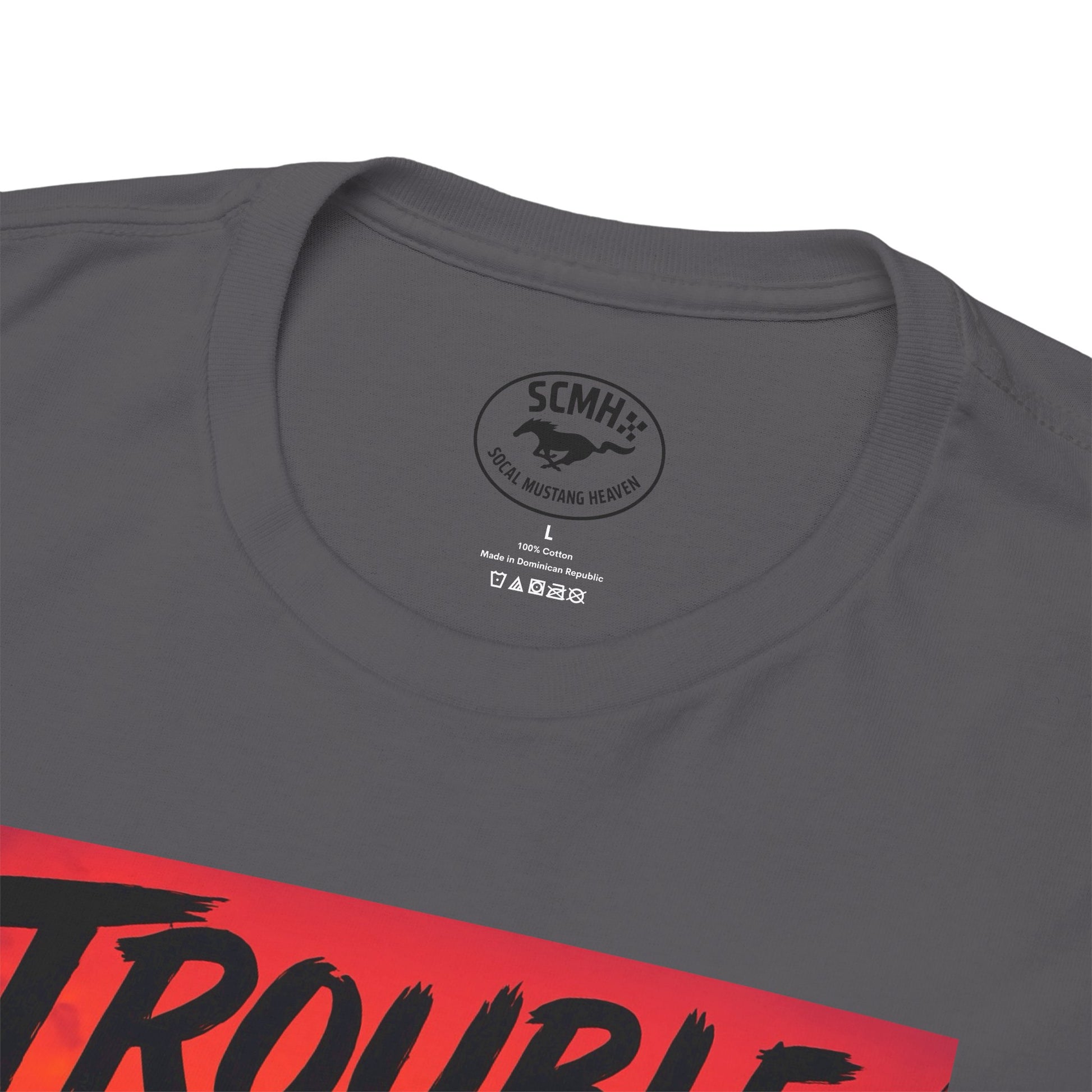 Trouble Retro Trouble Graphic Tee, Unisex Cotton T-Shirt, Cool Streetwear Shirt, Casual Summer Tee, Gift for Car Lovers