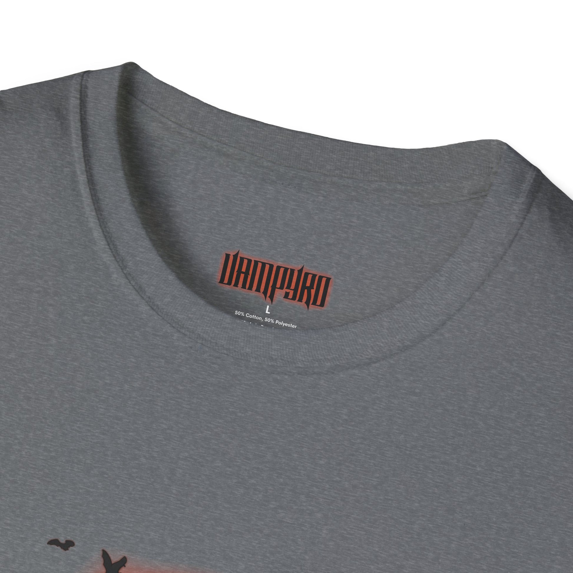 Vampire Crimson Original Graphic T-Shirt, Unisex Tee for Cosplay, Halloween Costume, Casual Wear, Edgy Street Style, Gift for Fans