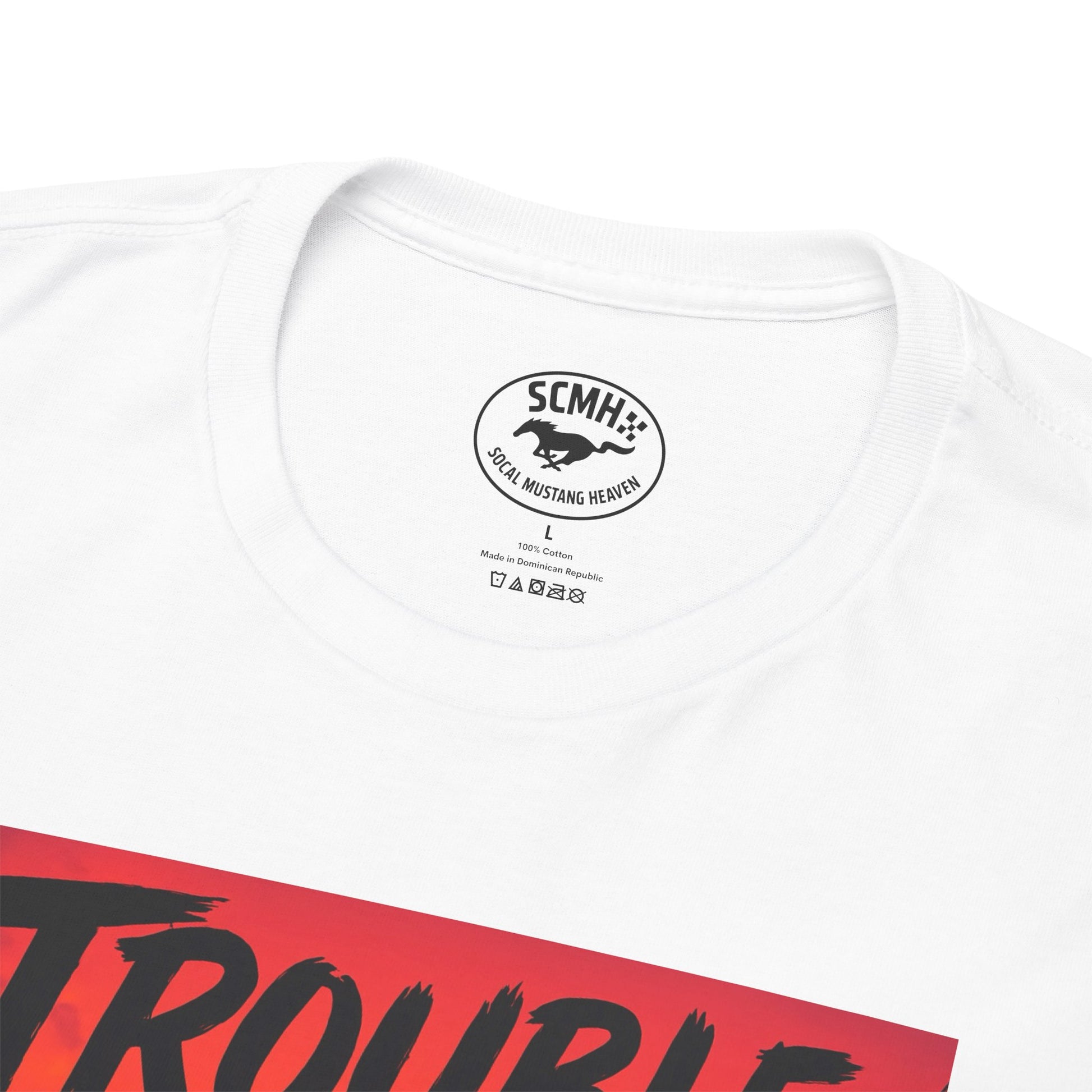 Trouble Retro Trouble Graphic Tee, Unisex Cotton T-Shirt, Cool Streetwear Shirt, Casual Summer Tee, Gift for Car Lovers