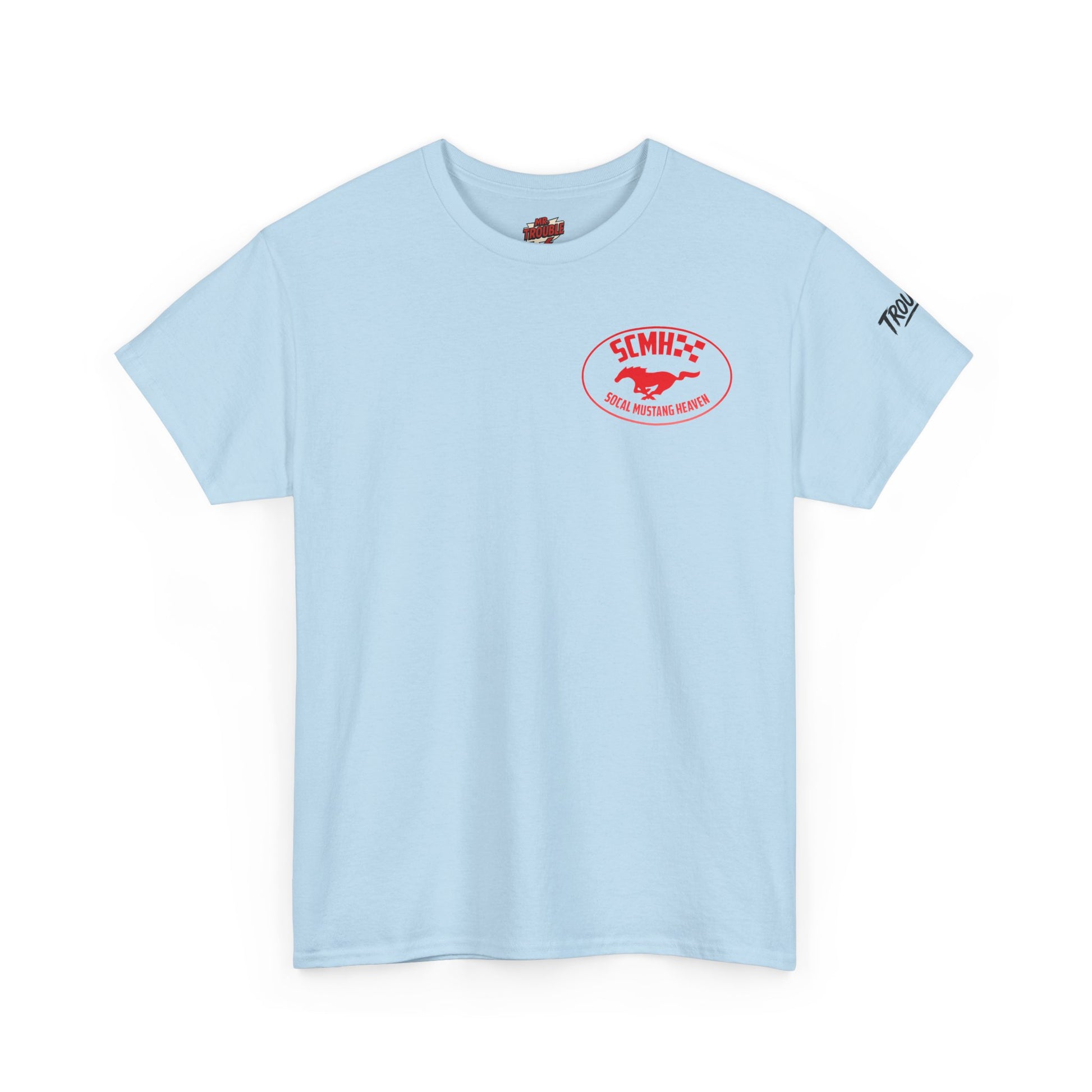 Unisex Heavy Cotton Tee with SoCal Mustang Heaven Design, Casual Tee, Gift for Car Lovers, Mustang Enthusiast Shirt, Iconic Graphic Tee