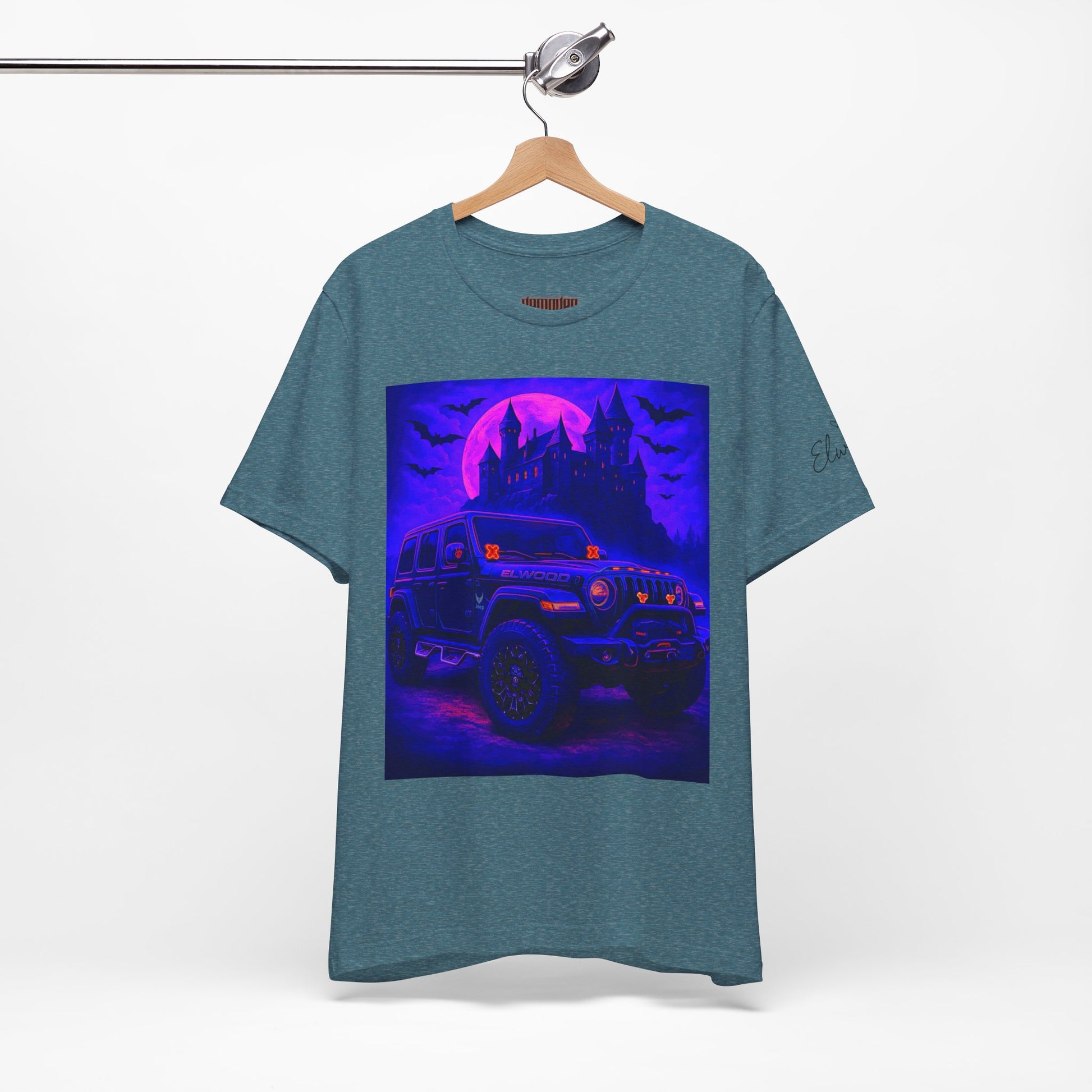 Elwood Jeep Adventure Tee - Perfect for Halloween, Road Trips, Outdoor Enthusiasts, Gift for Him or Her, Jeep Lovers, Casual Style