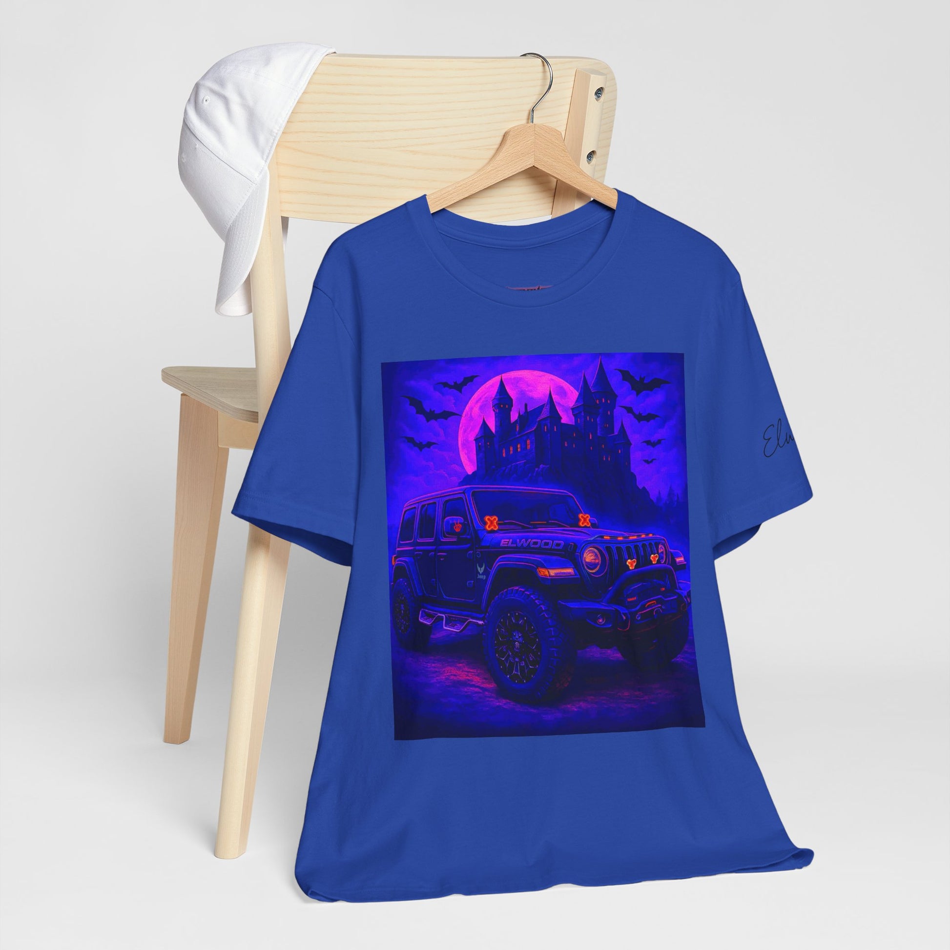 Elwood Jeep Adventure Tee - Perfect for Halloween, Road Trips, Outdoor Enthusiasts, Gift for Him or Her, Jeep Lovers, Casual Style