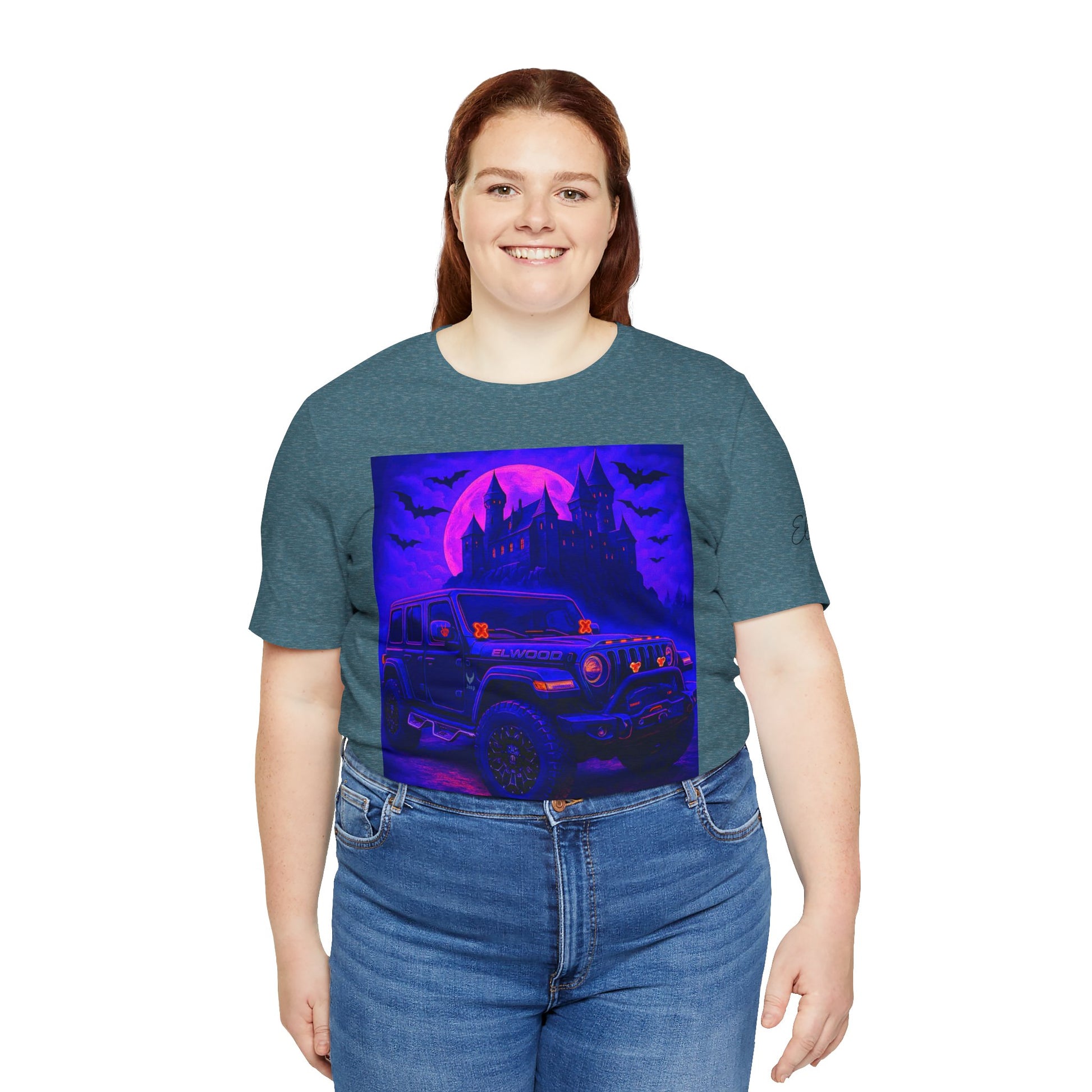 Elwood Jeep Adventure Tee - Perfect for Halloween, Road Trips, Outdoor Enthusiasts, Gift for Him or Her, Jeep Lovers, Casual Style