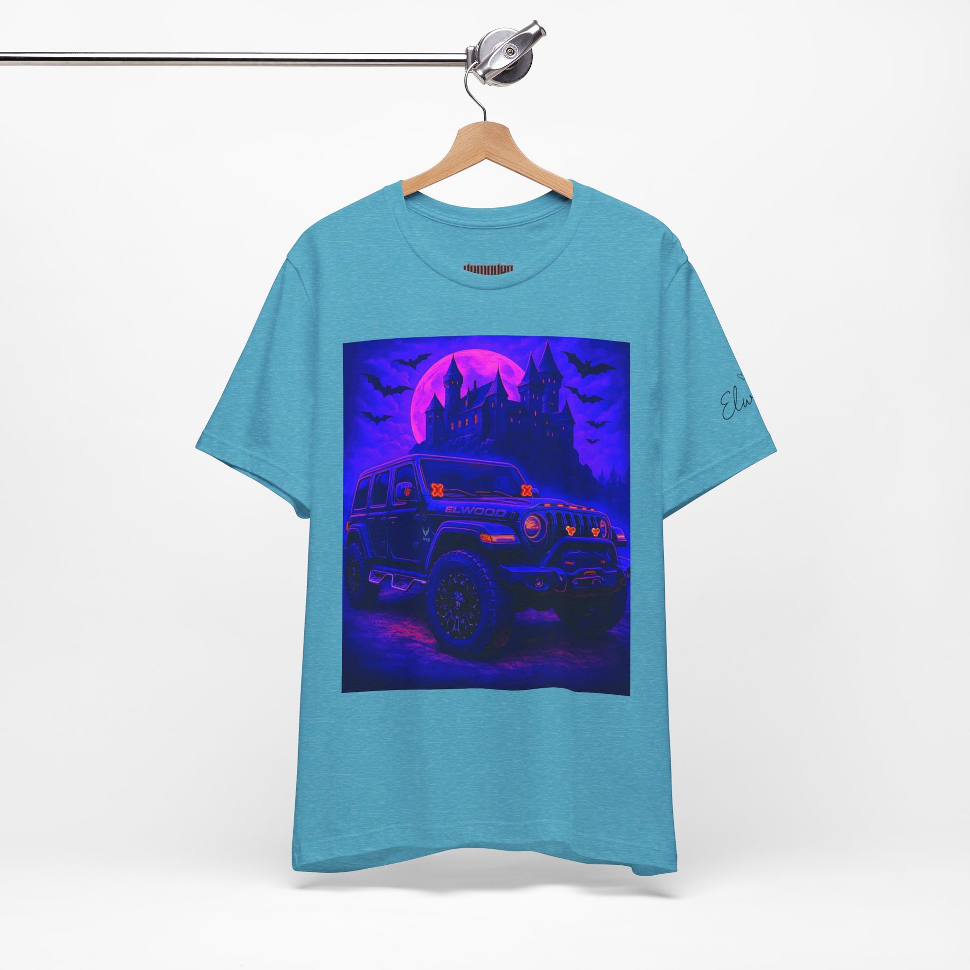 Elwood Jeep Adventure Tee - Perfect for Halloween, Road Trips, Outdoor Enthusiasts, Gift for Him or Her, Jeep Lovers, Casual Style