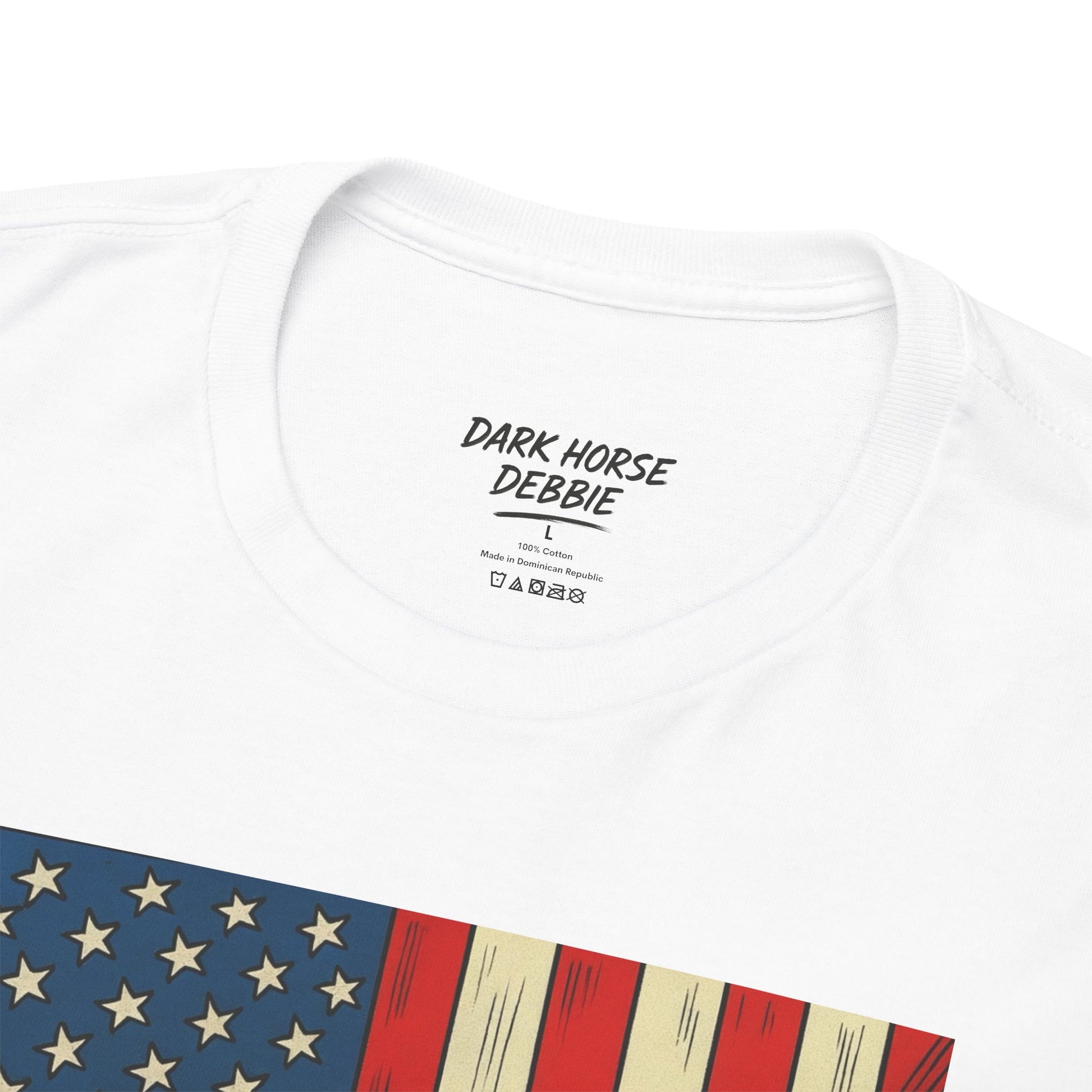 Dark Horse Debbie Patriotic Car Enthusiast Tee - Perfect for Independence Day, Gift for Dad, Car Show, Track Day, Summer Style