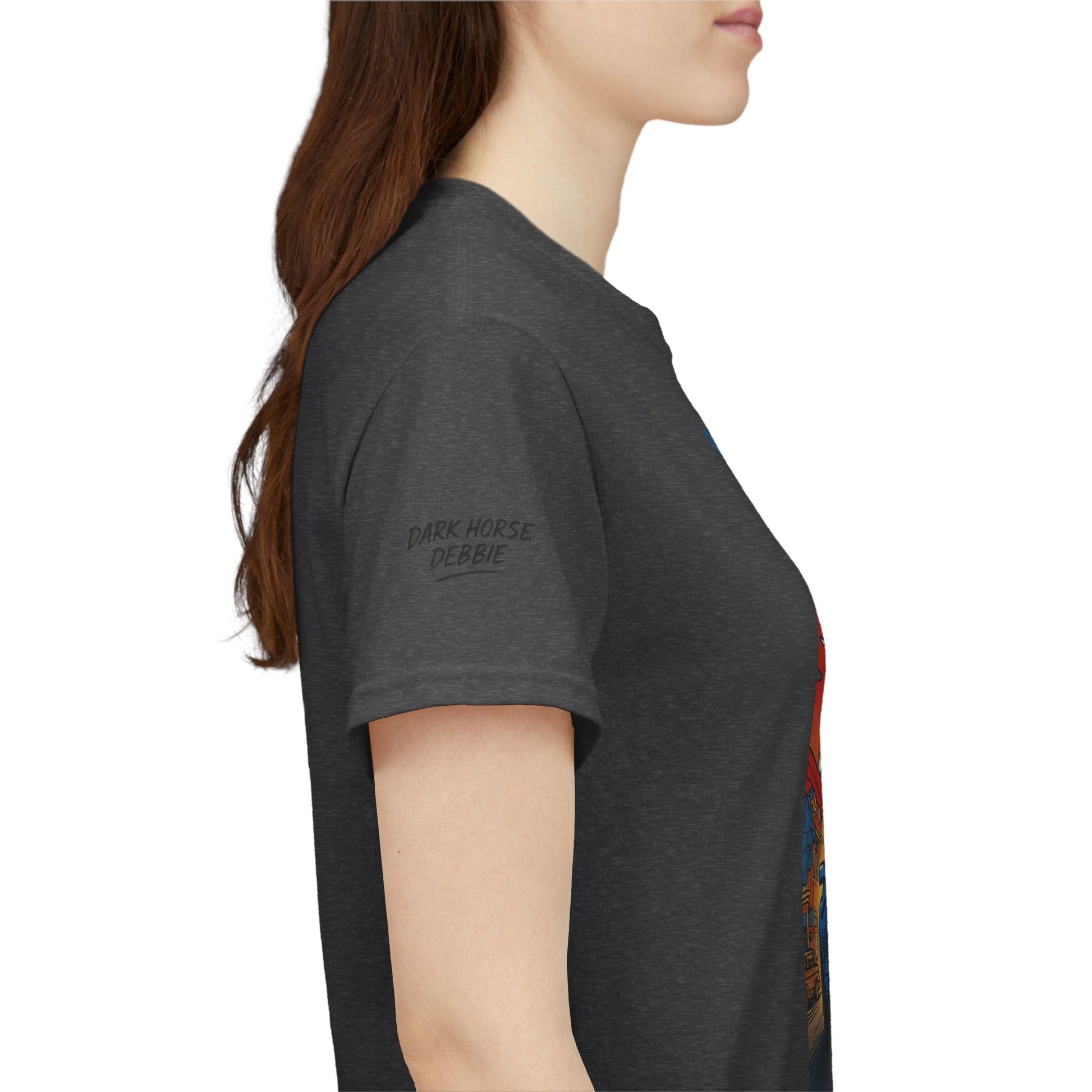 Dark Horse Debbie Patriotic Car Enthusiast Tee - Perfect for Independence Day, Gift for Dad, Car Show, Track Day, Summer Style