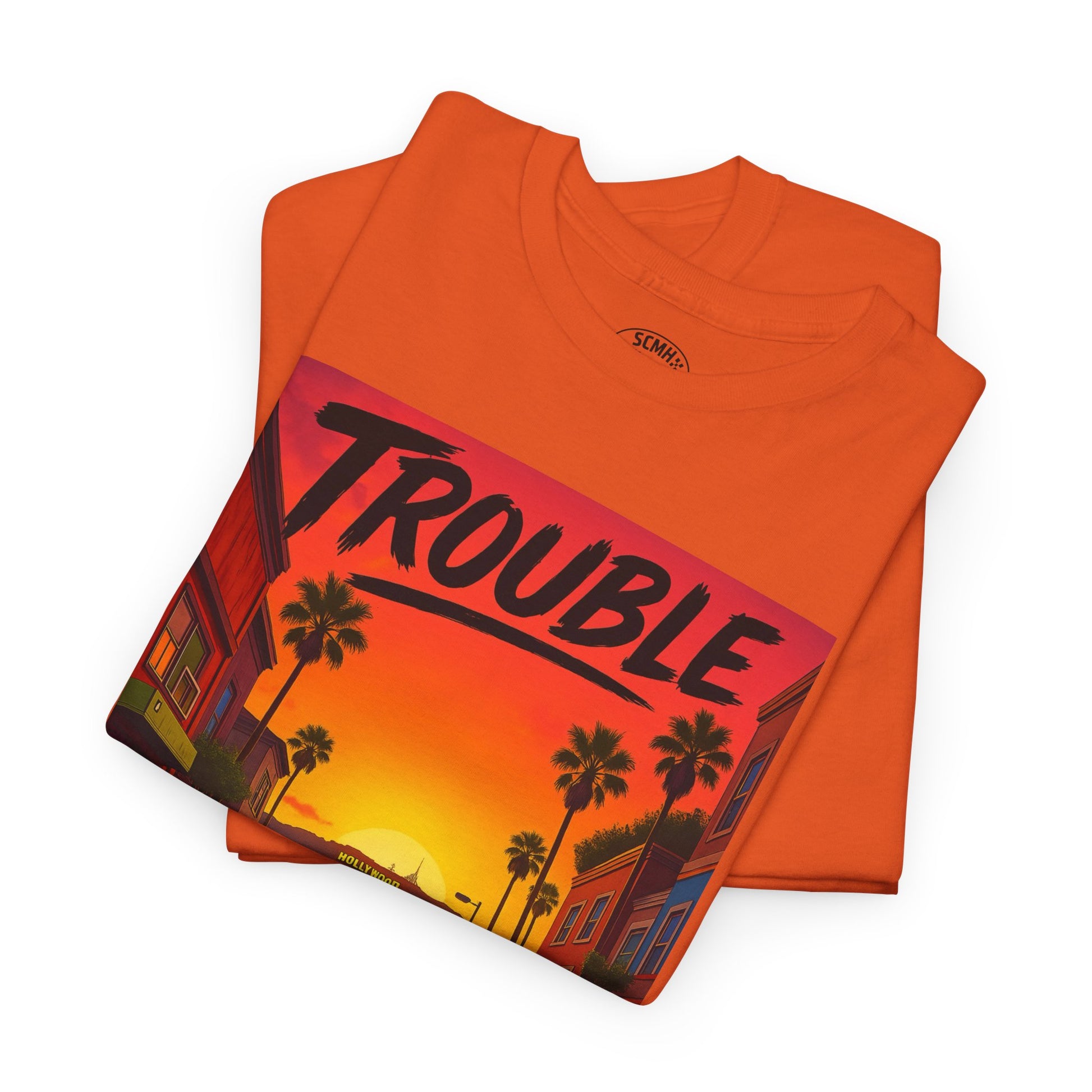 Trouble Retro Trouble Graphic Tee, Unisex Cotton T-Shirt, Cool Streetwear Shirt, Casual Summer Tee, Gift for Car Lovers