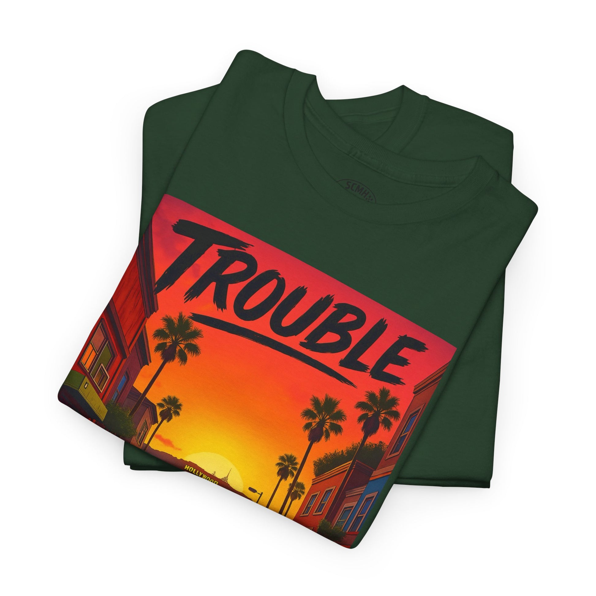 Trouble Retro Trouble Graphic Tee, Unisex Cotton T-Shirt, Cool Streetwear Shirt, Casual Summer Tee, Gift for Car Lovers