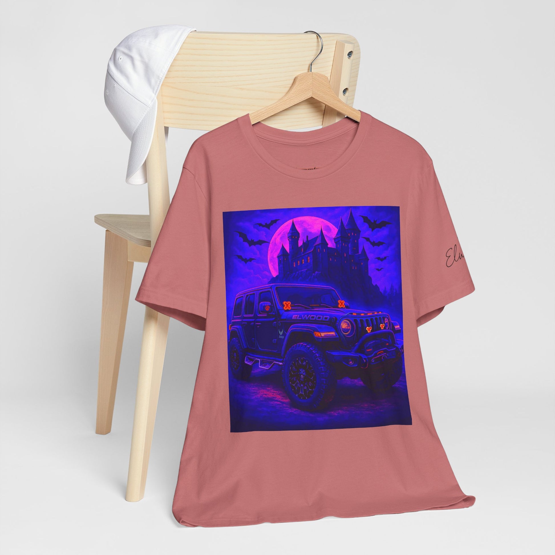 Elwood Jeep Adventure Tee - Perfect for Halloween, Road Trips, Outdoor Enthusiasts, Gift for Him or Her, Jeep Lovers, Casual Style