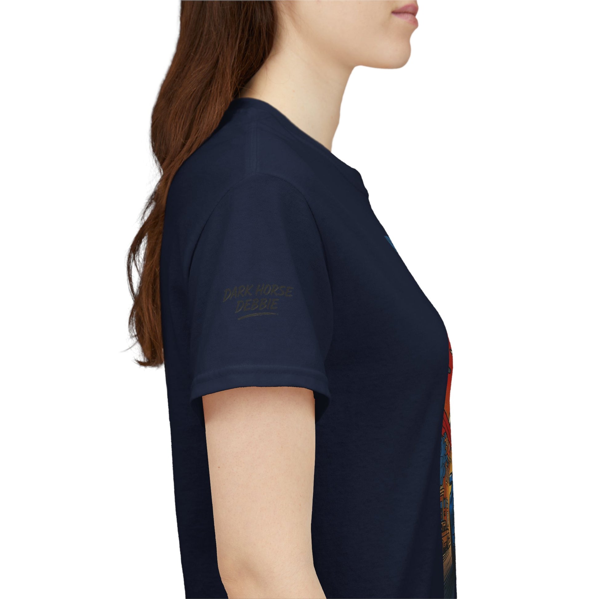 Dark Horse Debbie Patriotic Car Enthusiast Tee - Perfect for Independence Day, Gift for Dad, Car Show, Track Day, Summer Style