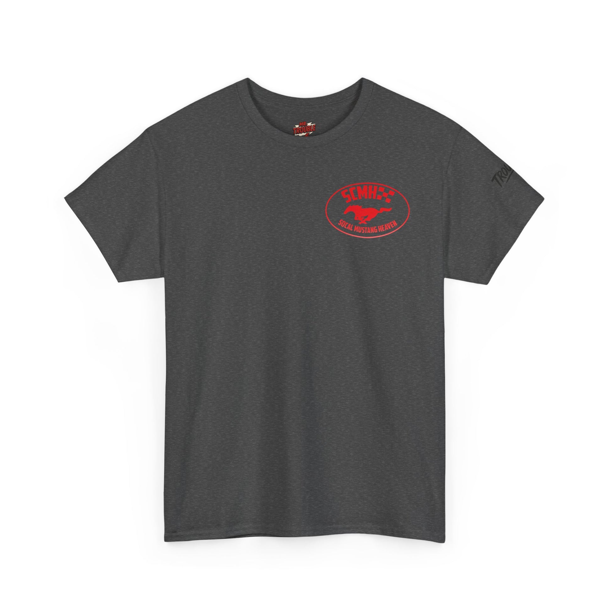 Unisex Heavy Cotton Tee with SoCal Mustang Heaven Design, Casual Tee, Gift for Car Lovers, Mustang Enthusiast Shirt, Iconic Graphic Tee