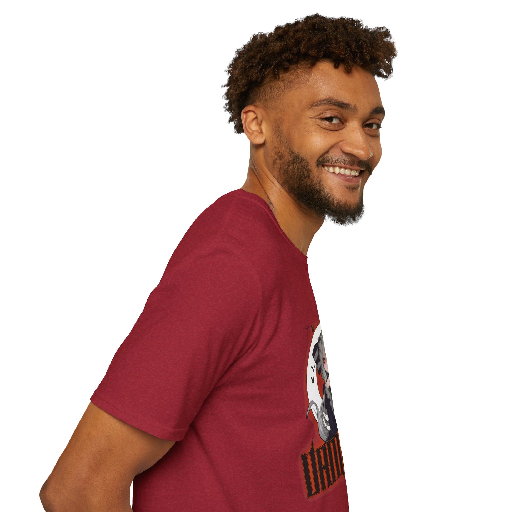 Vampire Crimson Original Graphic T-Shirt, Unisex Tee for Cosplay, Halloween Costume, Casual Wear, Edgy Street Style, Gift for Fans