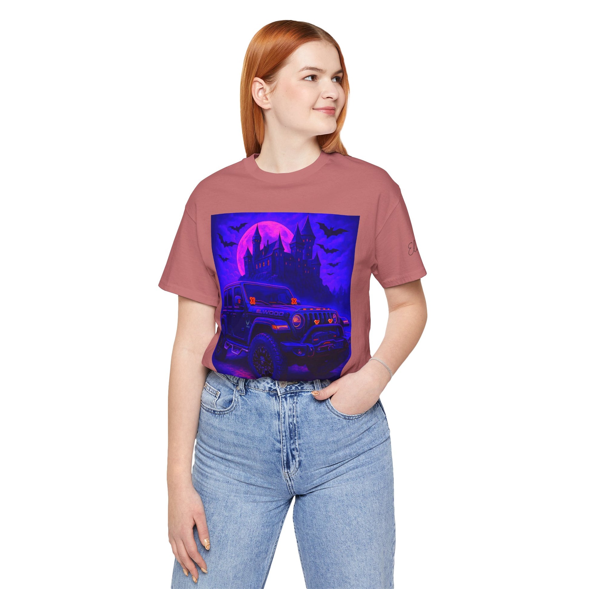 Elwood Jeep Adventure Tee - Perfect for Halloween, Road Trips, Outdoor Enthusiasts, Gift for Him or Her, Jeep Lovers, Casual Style