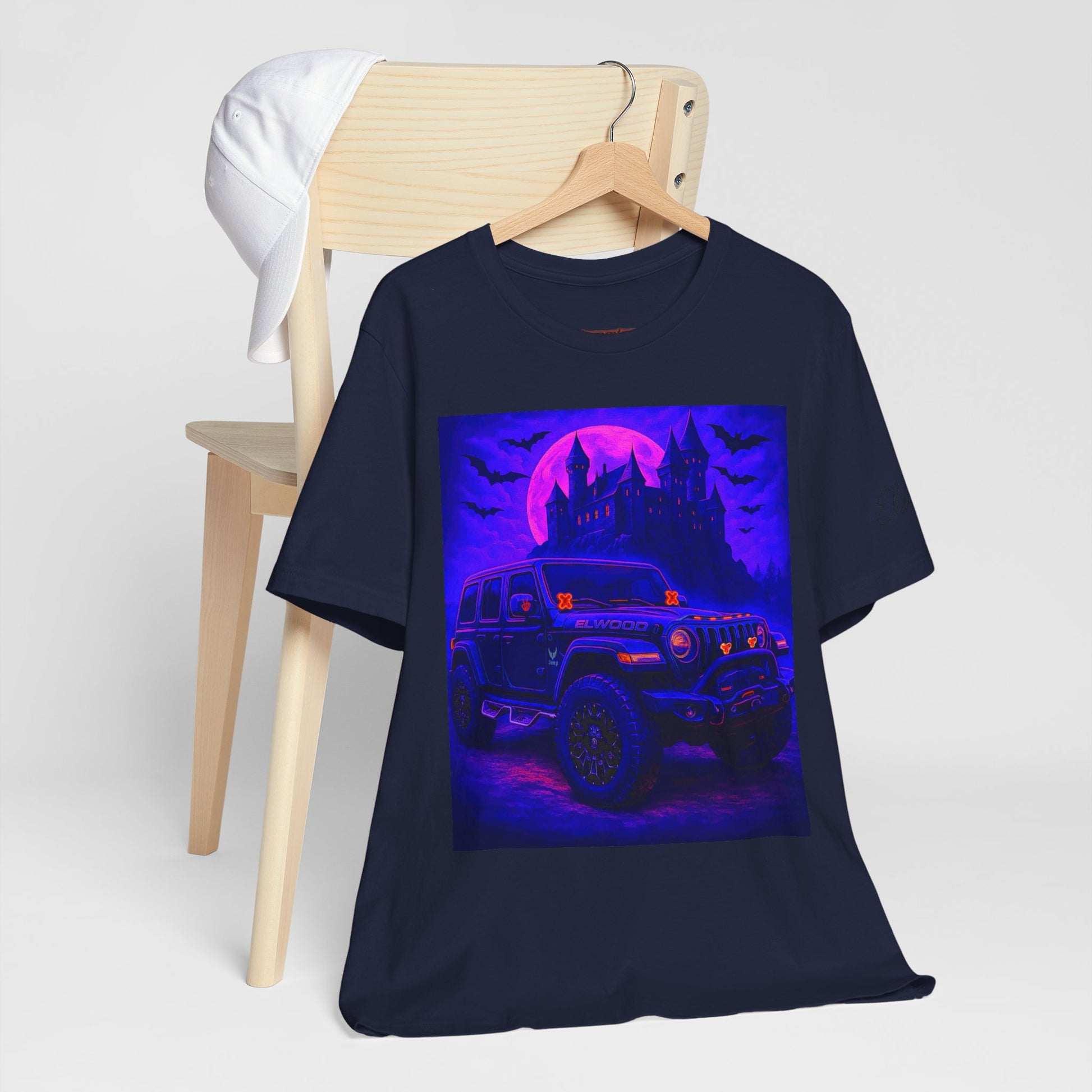Elwood Jeep Adventure Tee - Perfect for Halloween, Road Trips, Outdoor Enthusiasts, Gift for Him or Her, Jeep Lovers, Casual Style