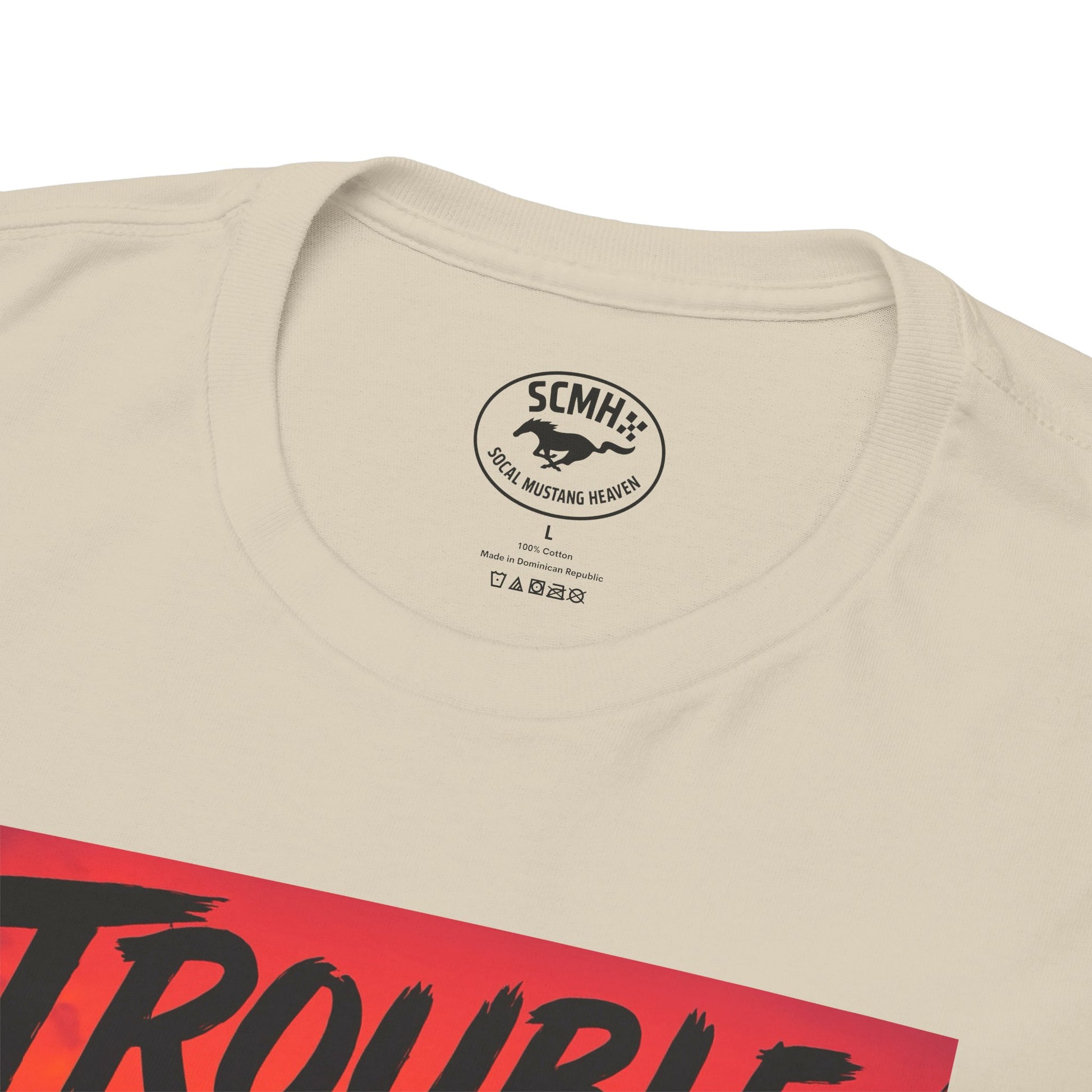 Trouble Retro Trouble Graphic Tee, Unisex Cotton T-Shirt, Cool Streetwear Shirt, Casual Summer Tee, Gift for Car Lovers