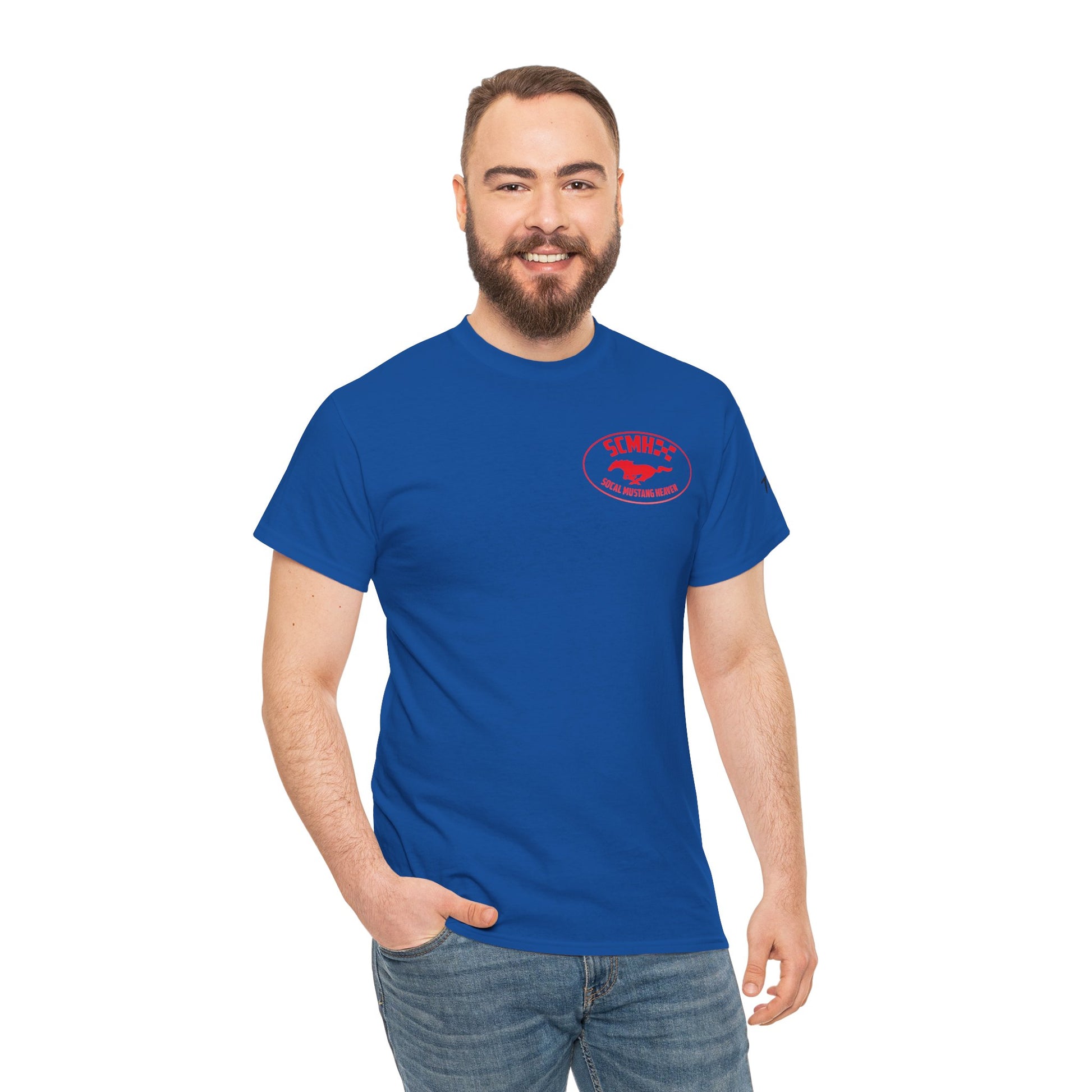 Unisex Heavy Cotton Tee with SoCal Mustang Heaven Design, Casual Tee, Gift for Car Lovers, Mustang Enthusiast Shirt, Iconic Graphic Tee