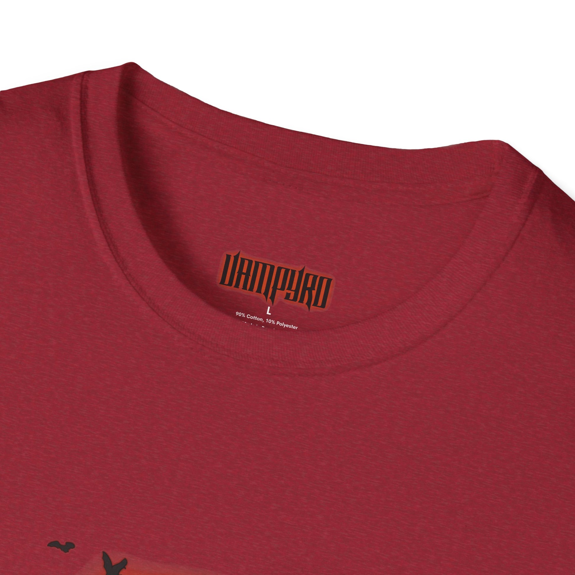 Vampire Crimson Original Graphic T-Shirt, Unisex Tee for Cosplay, Halloween Costume, Casual Wear, Edgy Street Style, Gift for Fans