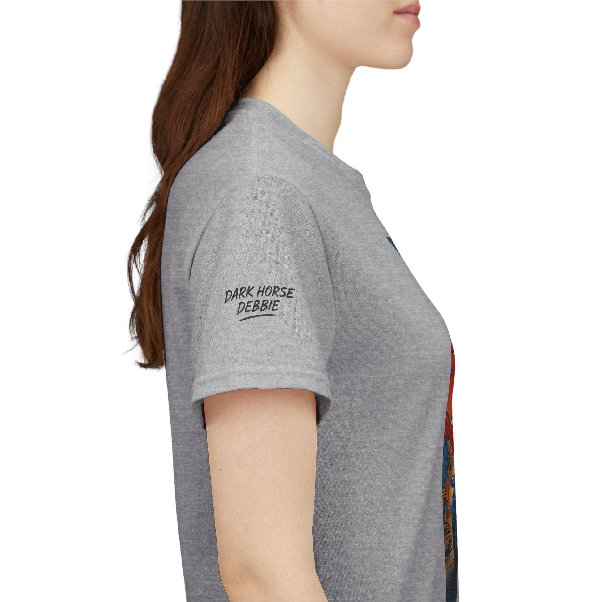 Dark Horse Debbie Patriotic Car Enthusiast Tee - Perfect for Independence Day, Gift for Dad, Car Show, Track Day, Summer Style