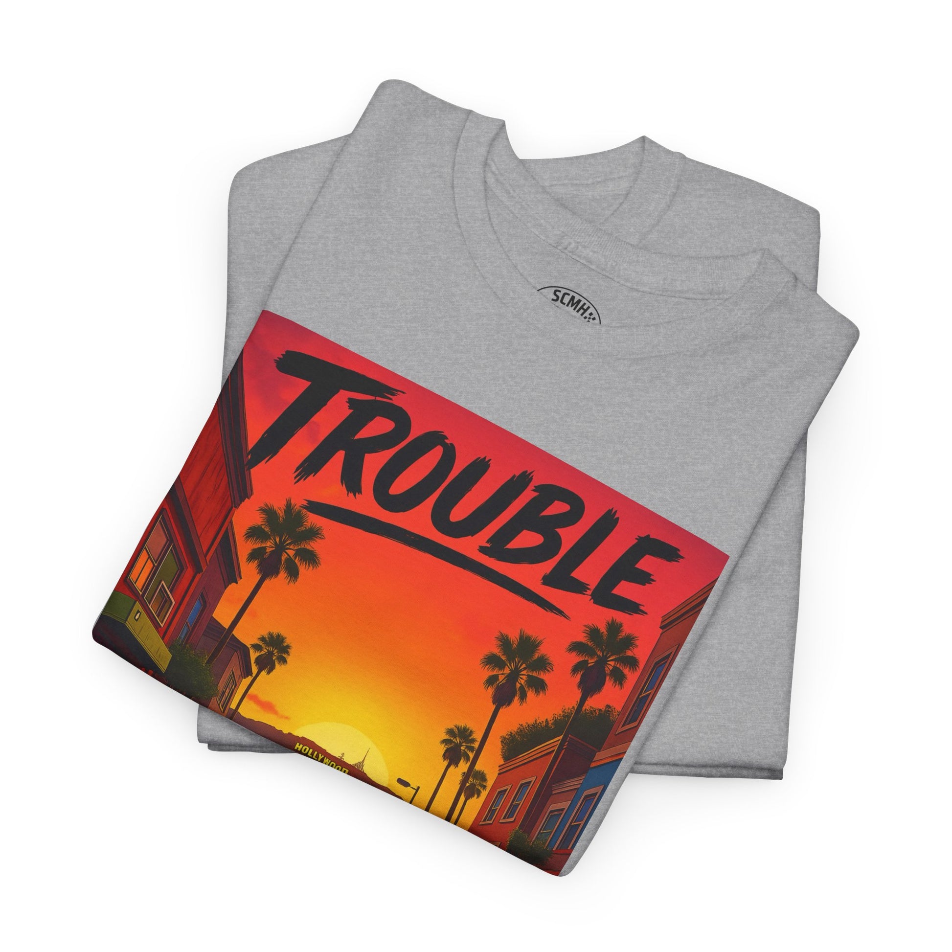 Trouble Retro Trouble Graphic Tee, Unisex Cotton T-Shirt, Cool Streetwear Shirt, Casual Summer Tee, Gift for Car Lovers