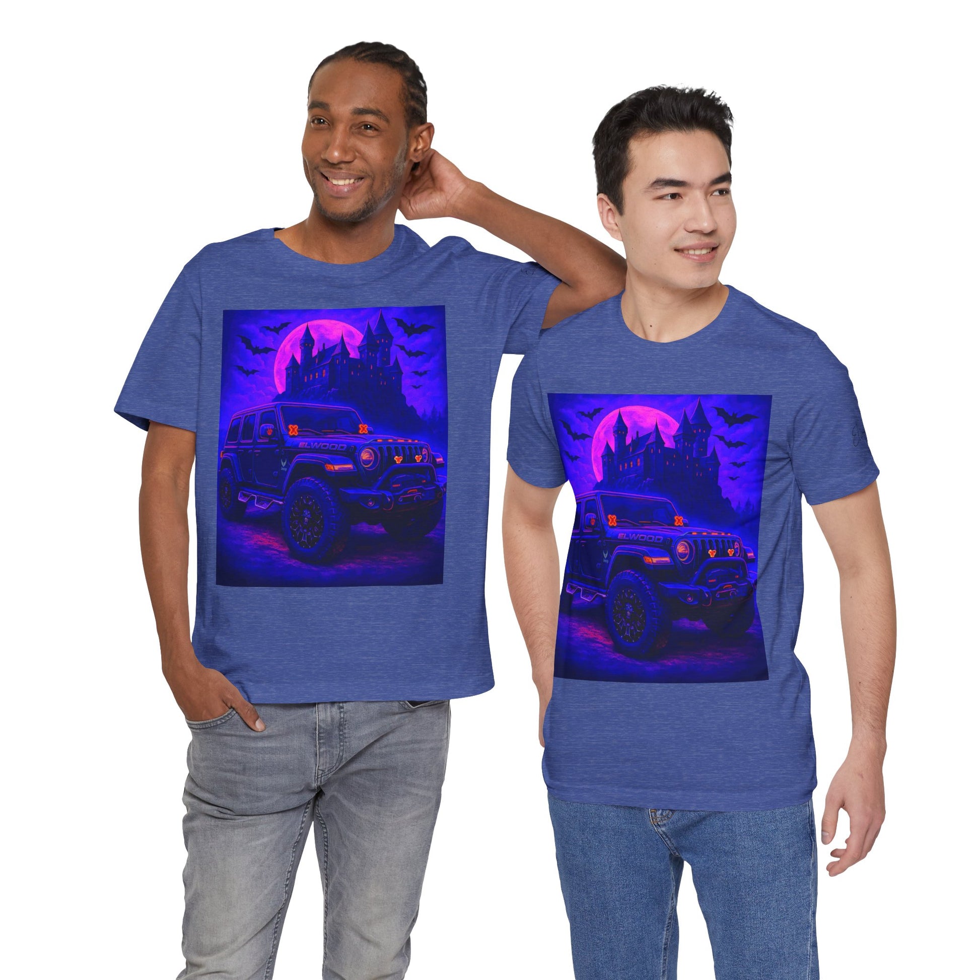 Elwood Jeep Adventure Tee - Perfect for Halloween, Road Trips, Outdoor Enthusiasts, Gift for Him or Her, Jeep Lovers, Casual Style