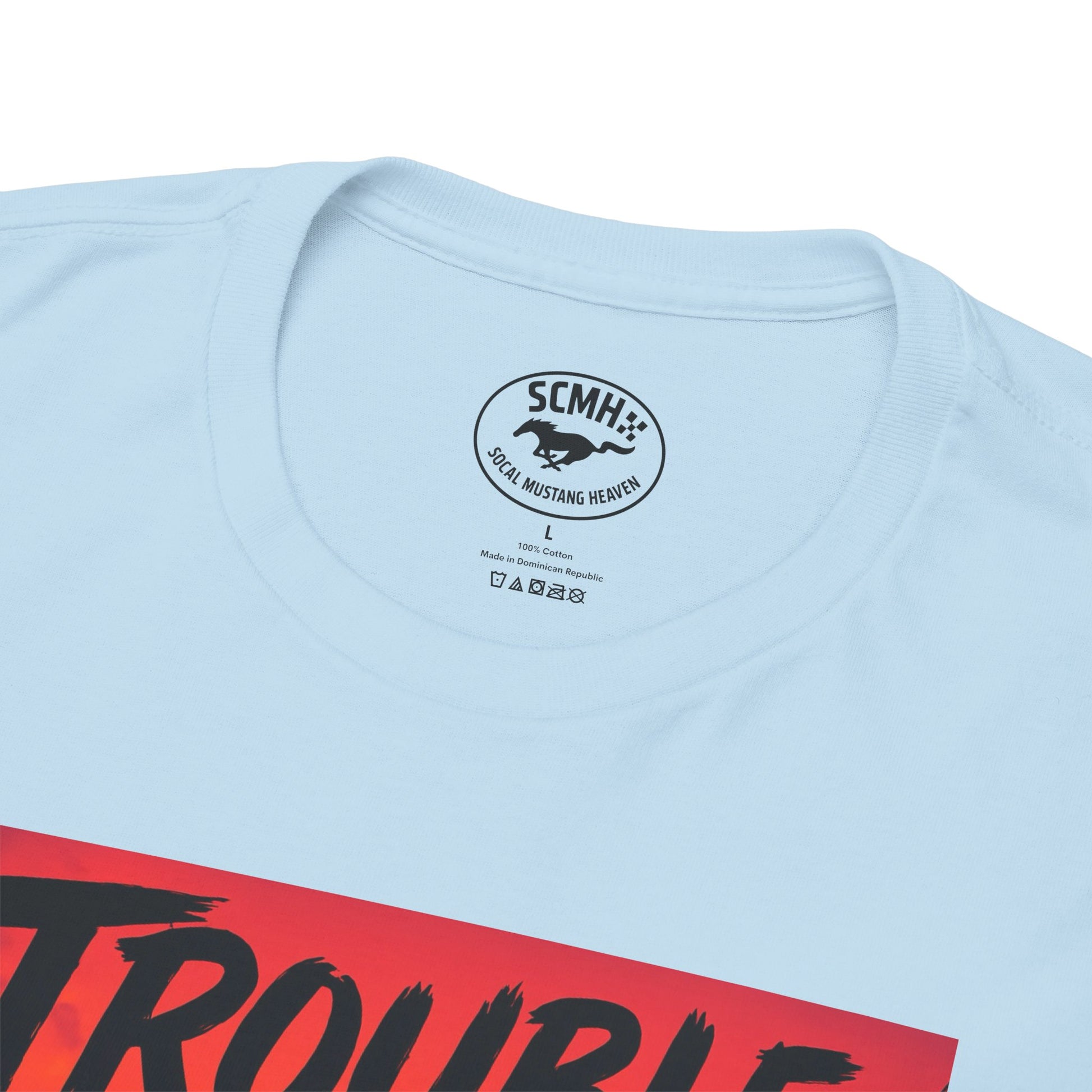 Trouble Retro Trouble Graphic Tee, Unisex Cotton T-Shirt, Cool Streetwear Shirt, Casual Summer Tee, Gift for Car Lovers