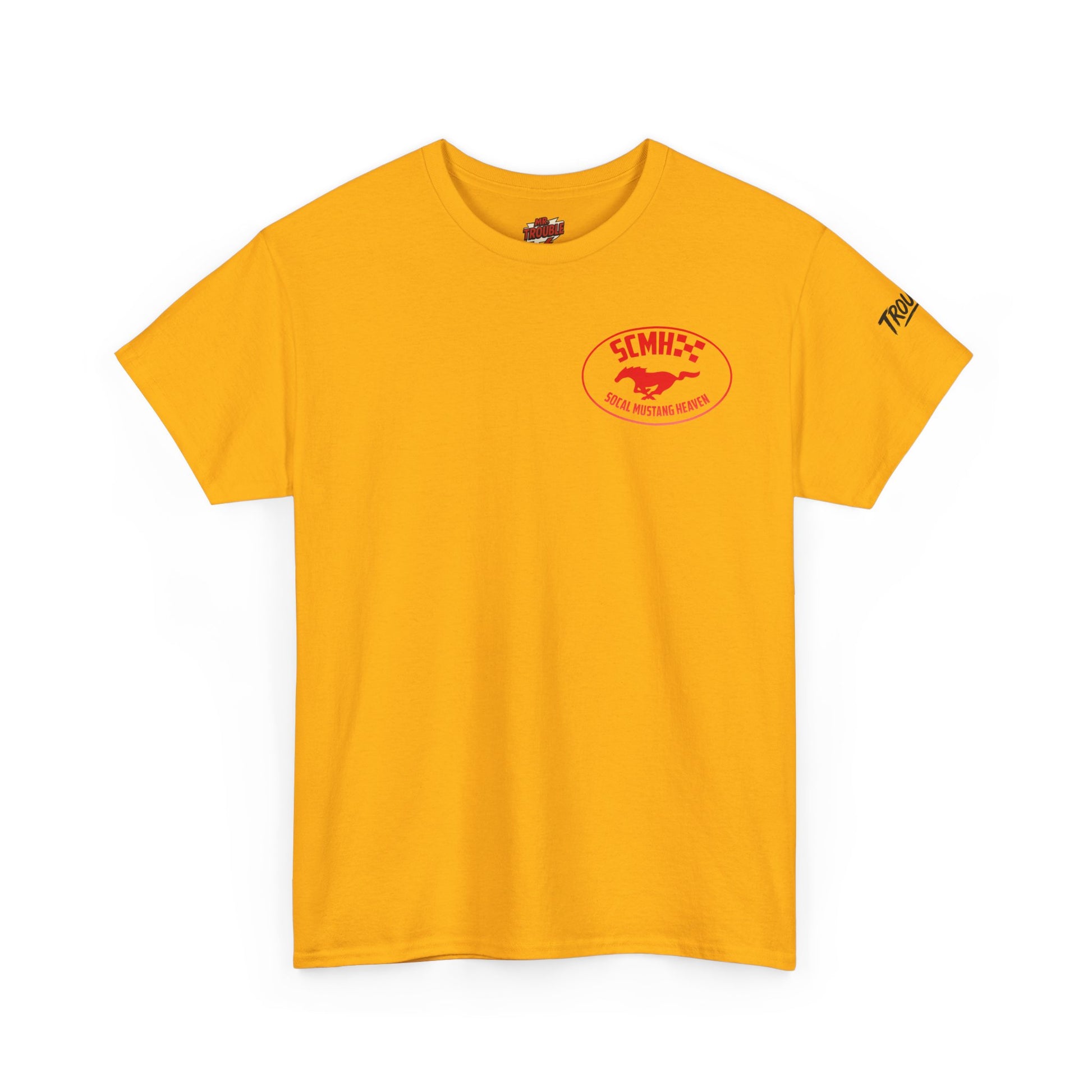 Unisex Heavy Cotton Tee with SoCal Mustang Heaven Design, Casual Tee, Gift for Car Lovers, Mustang Enthusiast Shirt, Iconic Graphic Tee