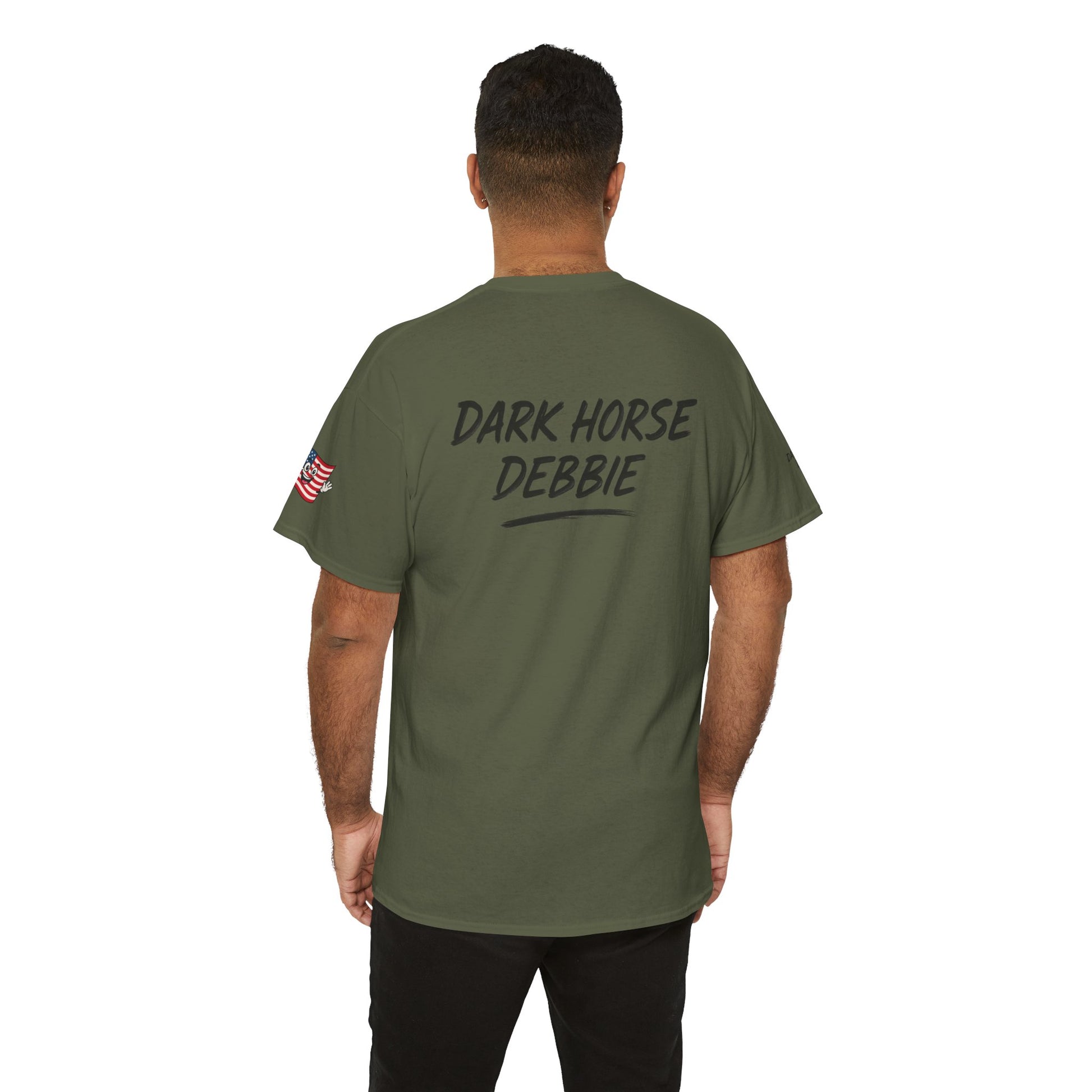 Dark Horse Debbie Patriotic Car Enthusiast Tee - Perfect for Independence Day, Gift for Dad, Car Show, Track Day, Summer Style