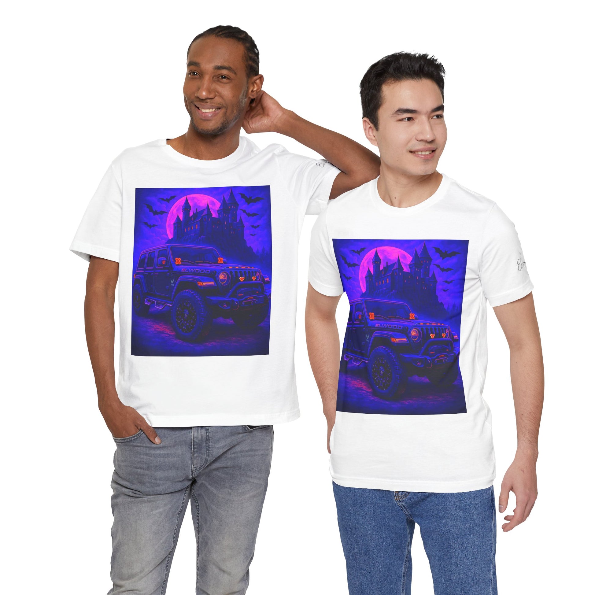 Elwood Jeep Adventure Tee - Perfect for Halloween, Road Trips, Outdoor Enthusiasts, Gift for Him or Her, Jeep Lovers, Casual Style