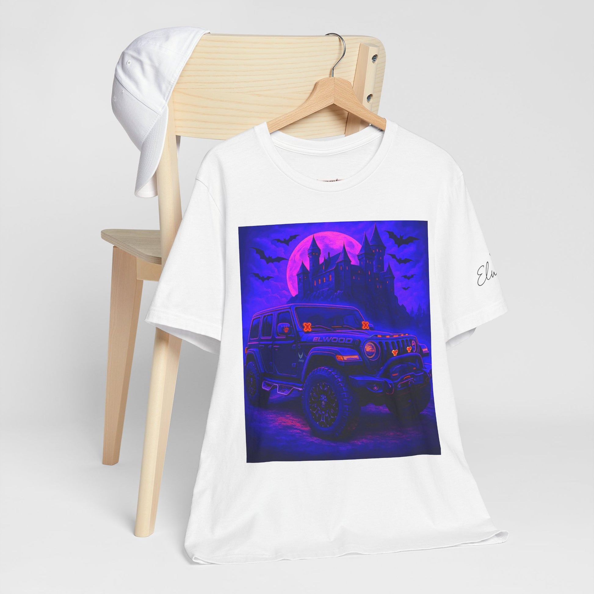 Elwood Jeep Adventure Tee - Perfect for Halloween, Road Trips, Outdoor Enthusiasts, Gift for Him or Her, Jeep Lovers, Casual Style