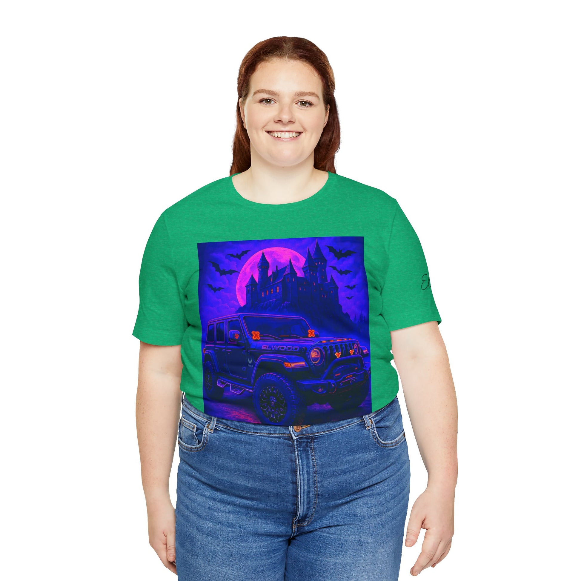 Elwood Jeep Adventure Tee - Perfect for Halloween, Road Trips, Outdoor Enthusiasts, Gift for Him or Her, Jeep Lovers, Casual Style
