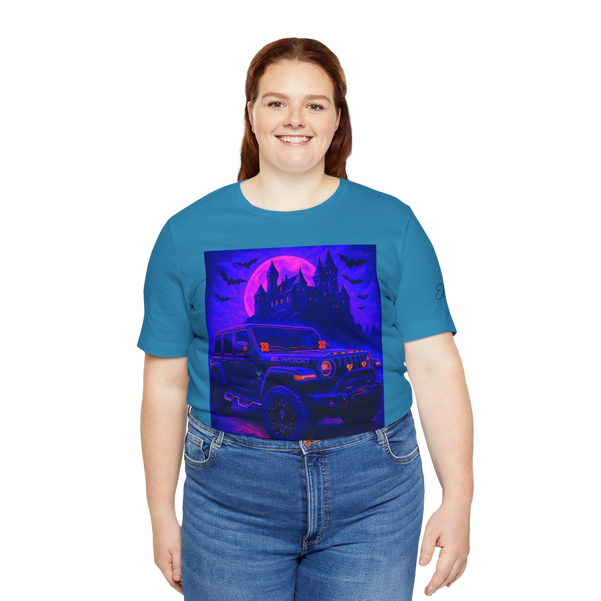 Elwood Jeep Adventure Tee - Perfect for Halloween, Road Trips, Outdoor Enthusiasts, Gift for Him or Her, Jeep Lovers, Casual Style
