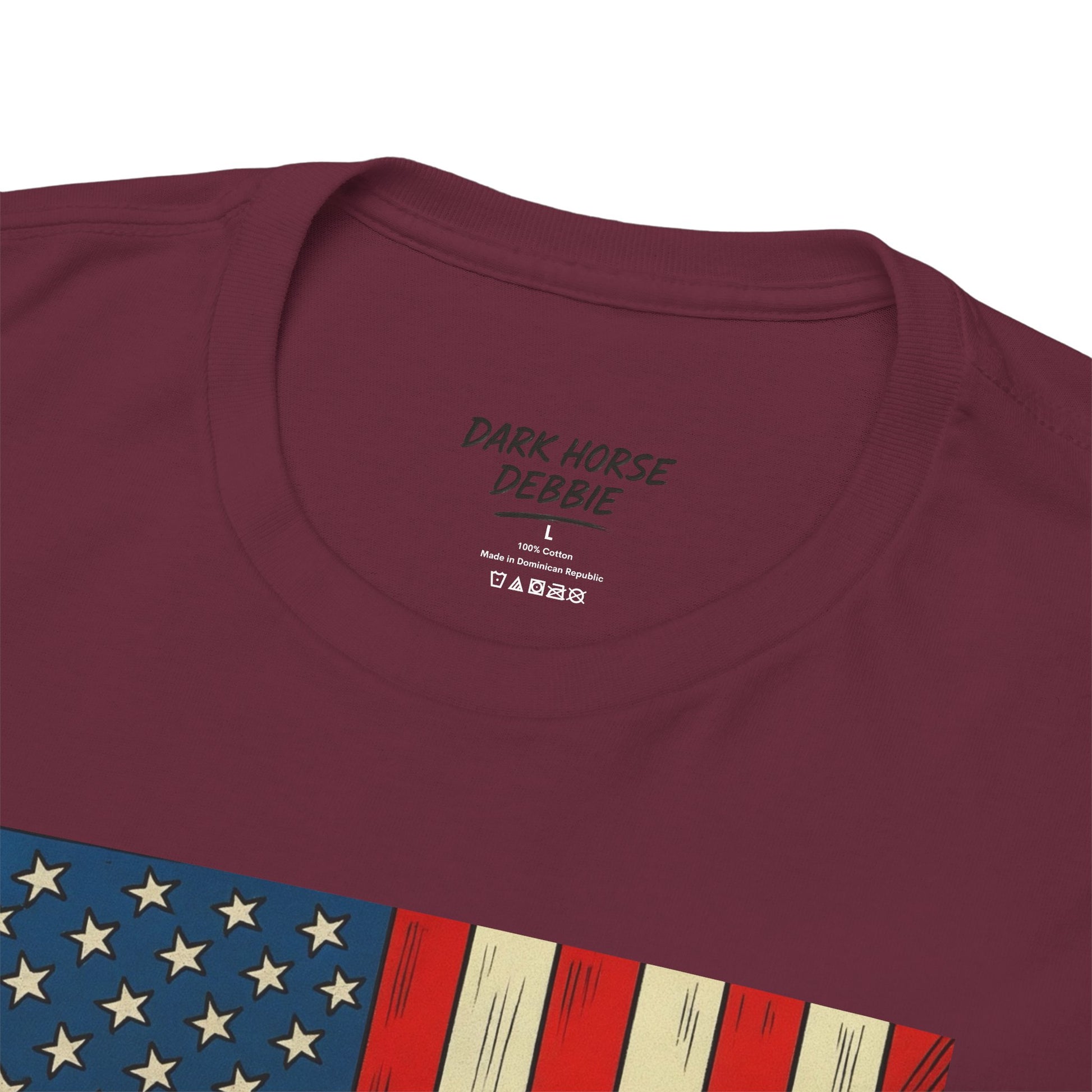 Dark Horse Debbie Patriotic Car Enthusiast Tee - Perfect for Independence Day, Gift for Dad, Car Show, Track Day, Summer Style