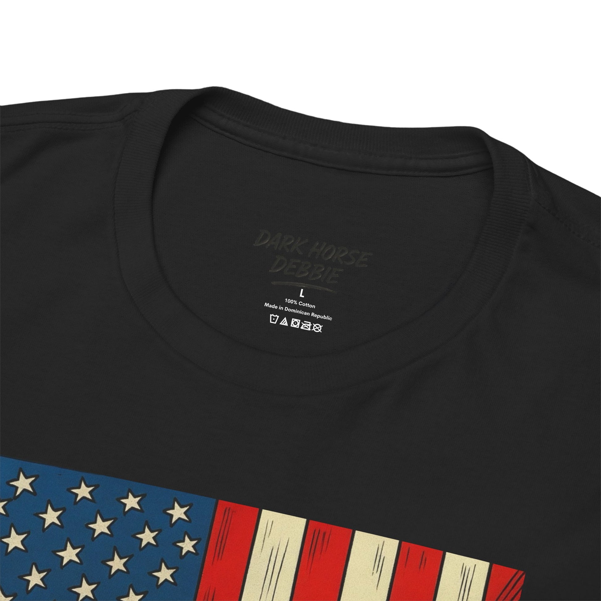 Dark Horse Debbie Patriotic Car Enthusiast Tee - Perfect for Independence Day, Gift for Dad, Car Show, Track Day, Summer Style