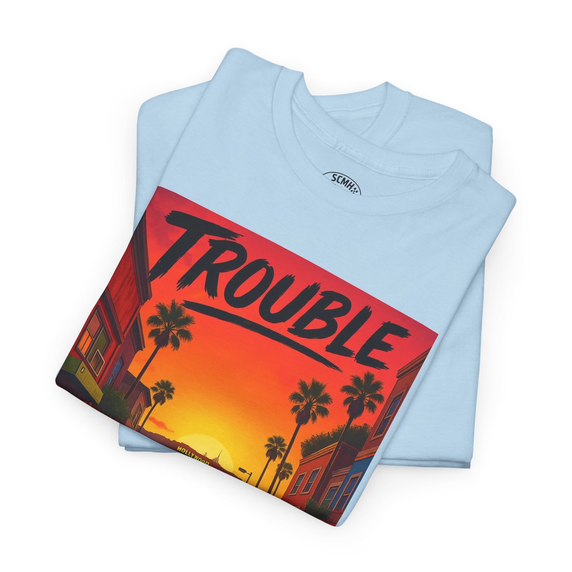 Trouble Retro Trouble Graphic Tee, Unisex Cotton T-Shirt, Cool Streetwear Shirt, Casual Summer Tee, Gift for Car Lovers