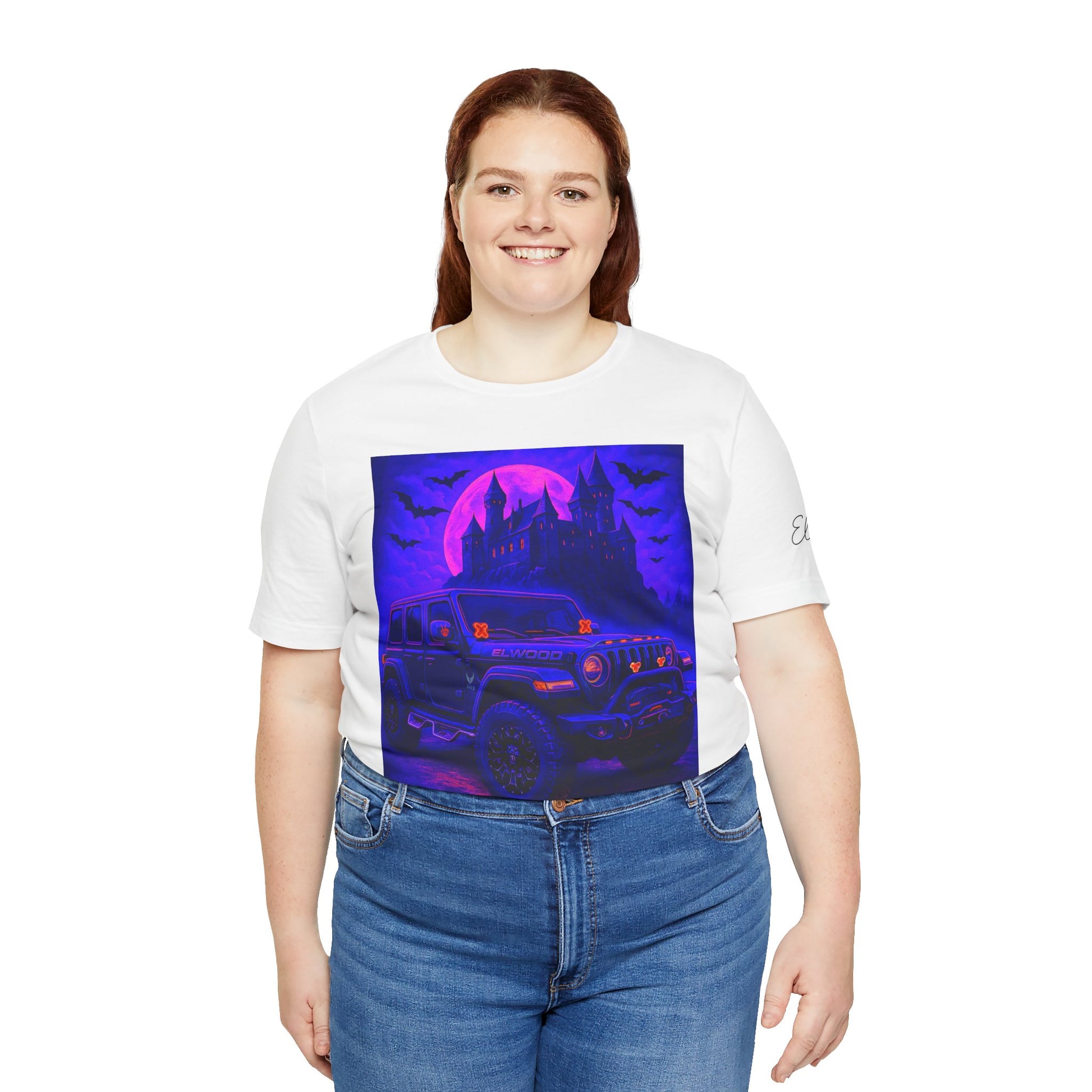 Elwood Jeep Adventure Tee - Perfect for Halloween, Road Trips, Outdoor Enthusiasts, Gift for Him or Her, Jeep Lovers, Casual Style