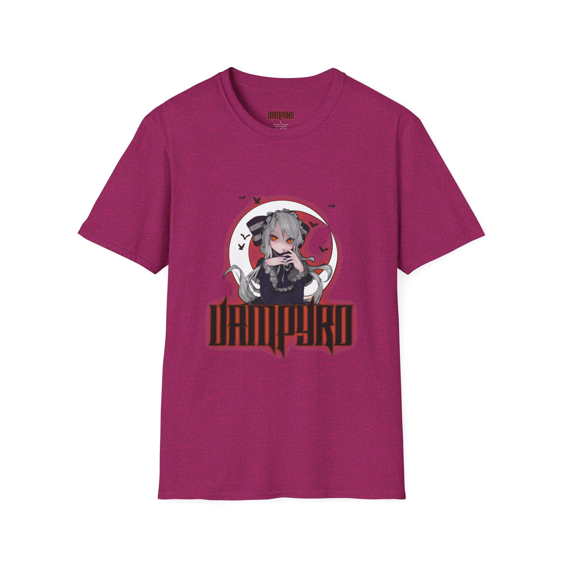 Vampire Crimson Original Graphic T-Shirt, Unisex Tee for Cosplay, Halloween Costume, Casual Wear, Edgy Street Style, Gift for Fans