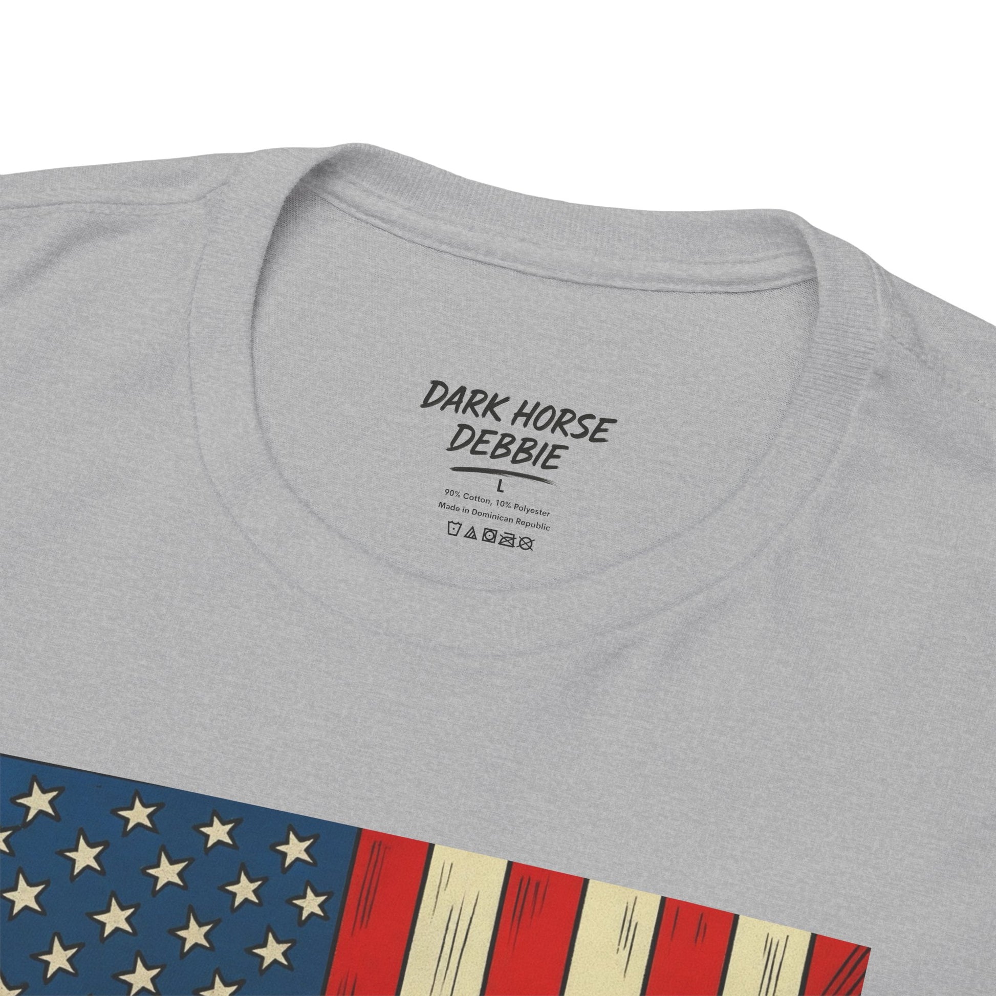 Dark Horse Debbie Patriotic Car Enthusiast Tee - Perfect for Independence Day, Gift for Dad, Car Show, Track Day, Summer Style