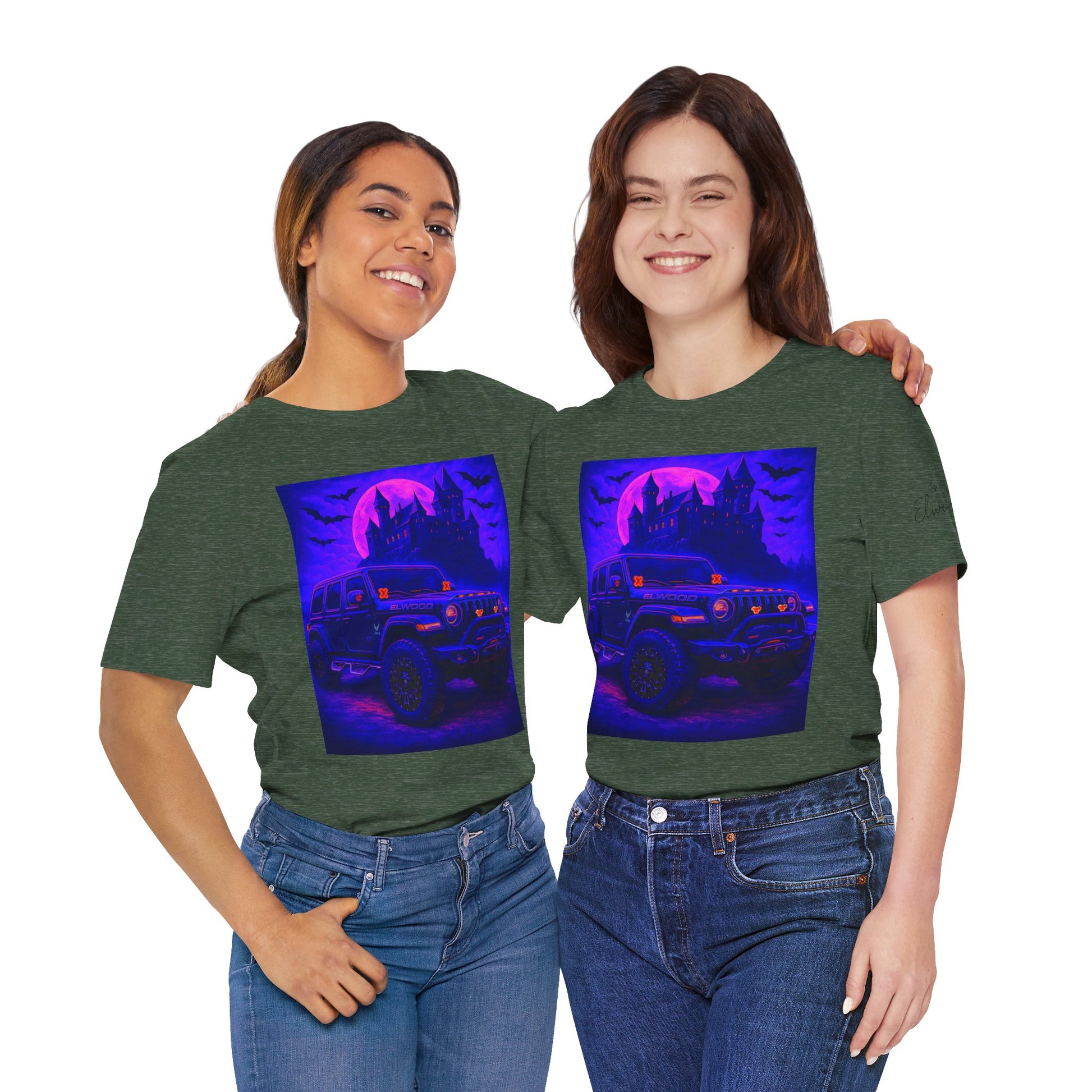 Elwood Jeep Adventure Tee - Perfect for Halloween, Road Trips, Outdoor Enthusiasts, Gift for Him or Her, Jeep Lovers, Casual Style