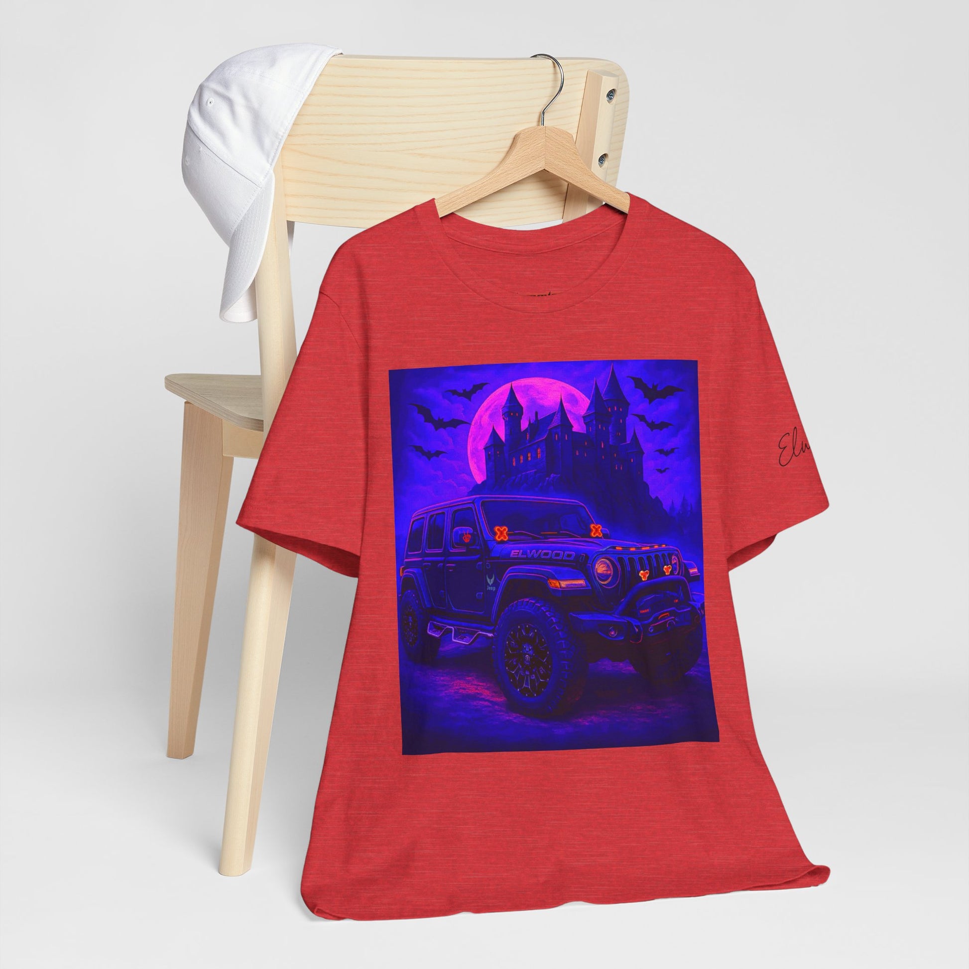 Elwood Jeep Adventure Tee - Perfect for Halloween, Road Trips, Outdoor Enthusiasts, Gift for Him or Her, Jeep Lovers, Casual Style