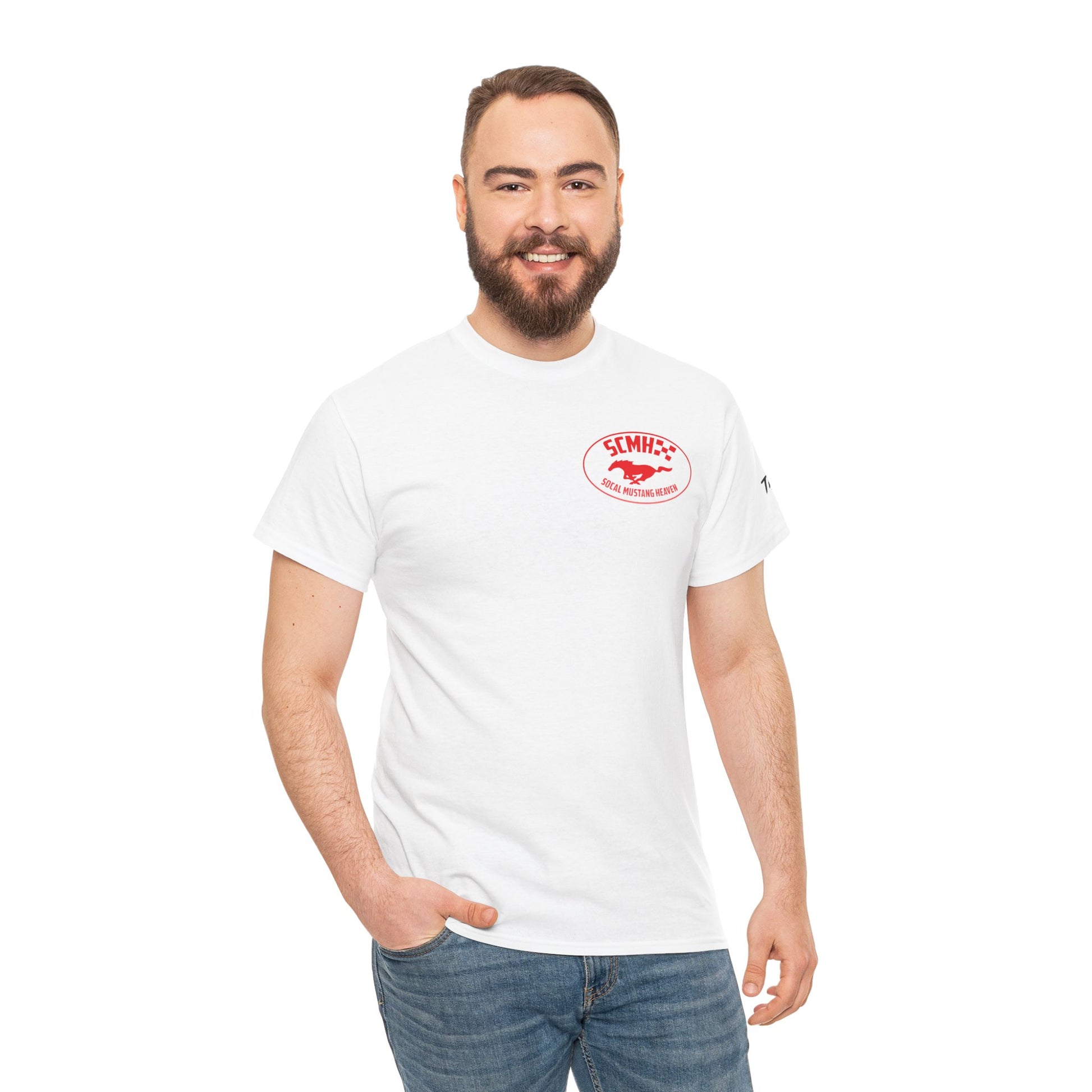 Unisex Heavy Cotton Tee with SoCal Mustang Heaven Design, Casual Tee, Gift for Car Lovers, Mustang Enthusiast Shirt, Iconic Graphic Tee