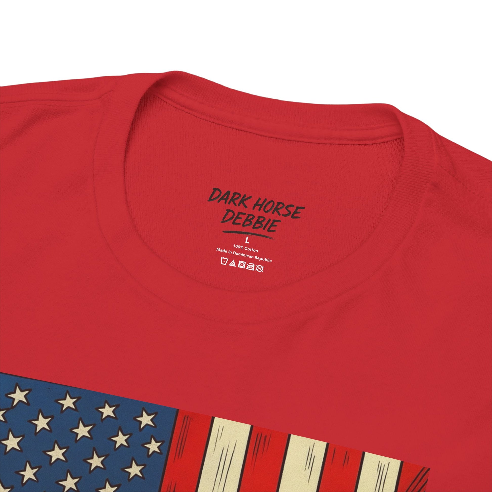 Dark Horse Debbie Patriotic Car Enthusiast Tee - Perfect for Independence Day, Gift for Dad, Car Show, Track Day, Summer Style