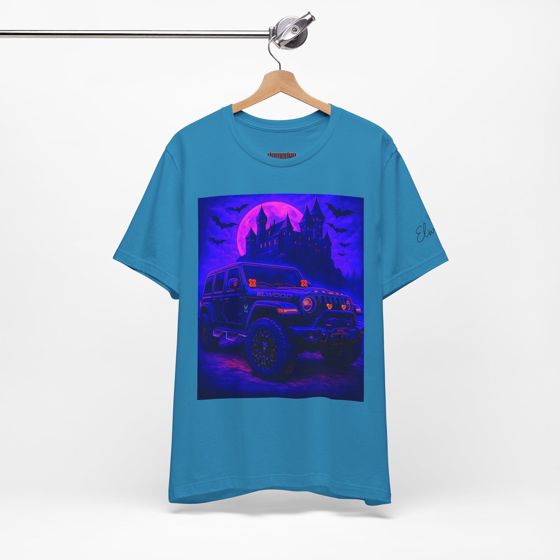 Elwood Jeep Adventure Tee - Perfect for Halloween, Road Trips, Outdoor Enthusiasts, Gift for Him or Her, Jeep Lovers, Casual Style