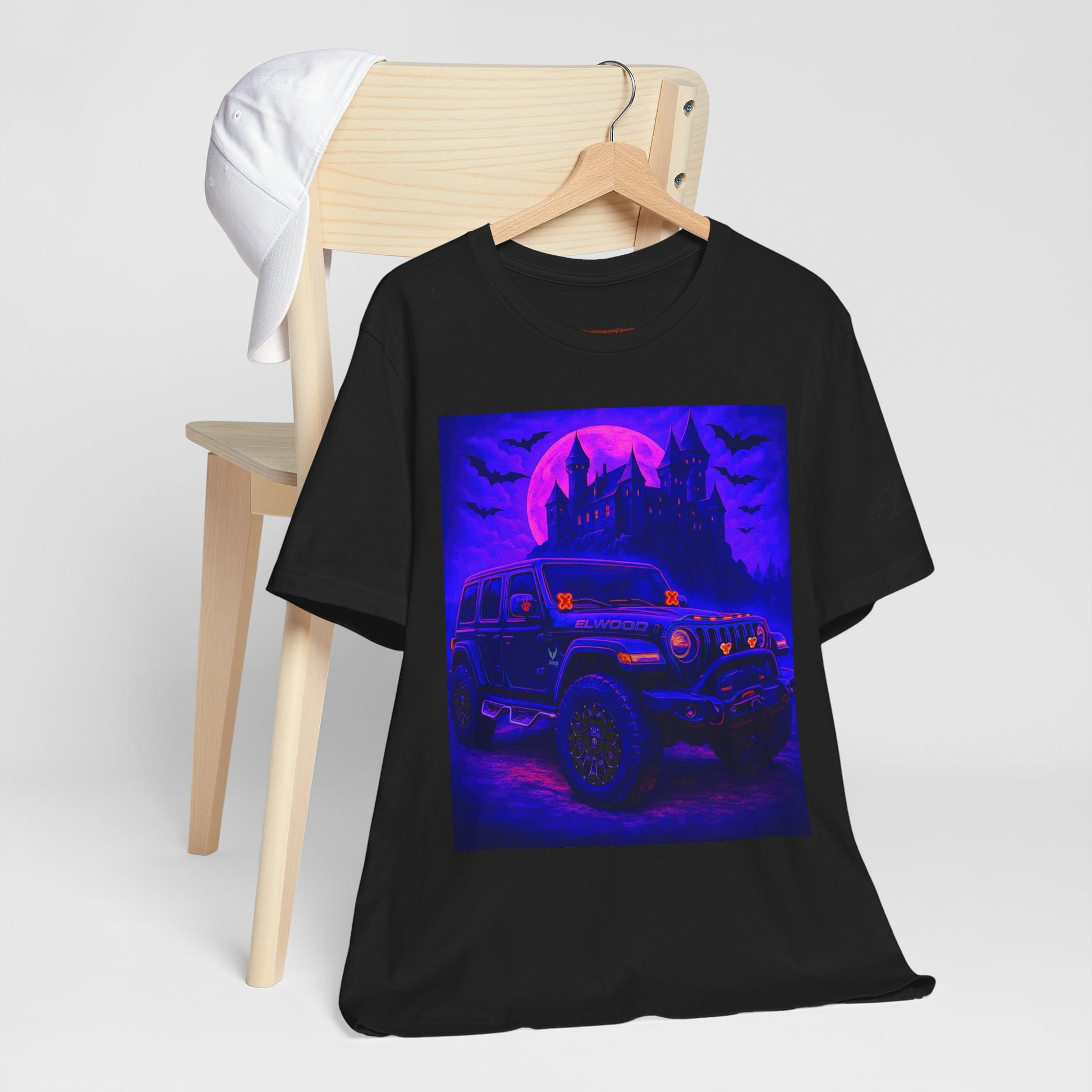 Elwood Jeep Adventure Tee - Perfect for Halloween, Road Trips, Outdoor Enthusiasts, Gift for Him or Her, Jeep Lovers, Casual Style