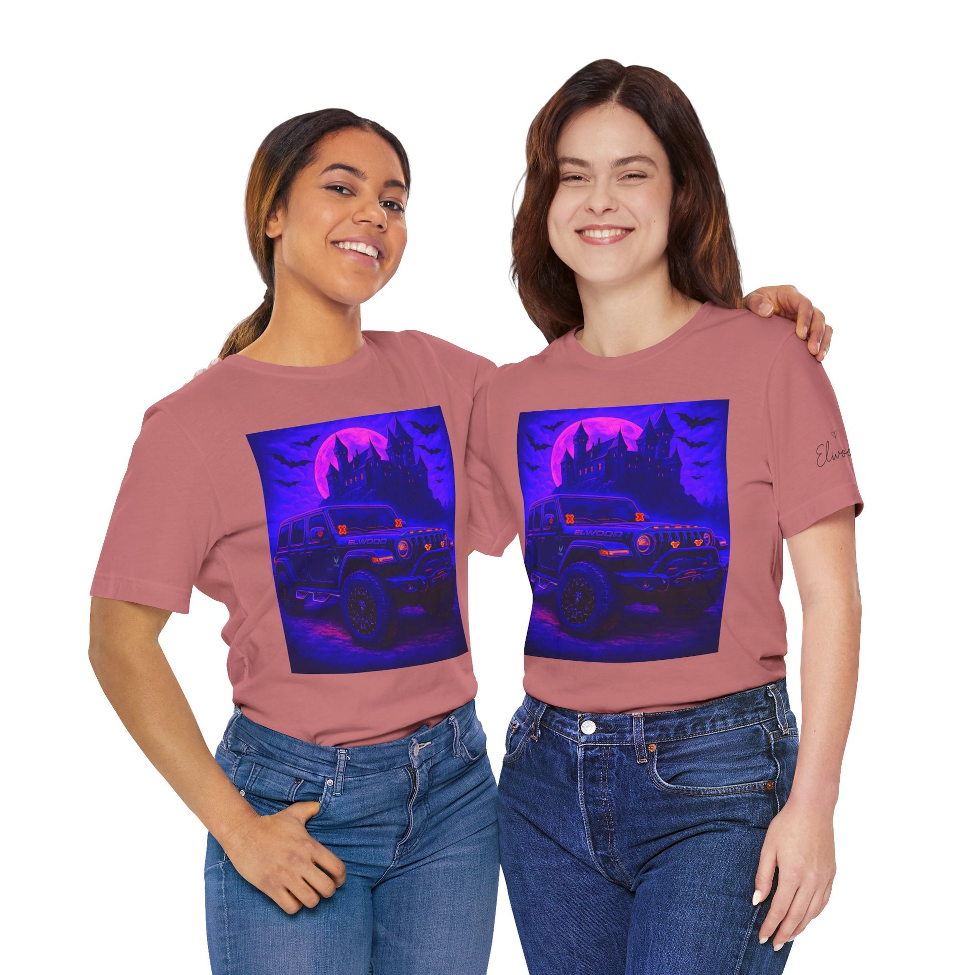 Elwood Jeep Adventure Tee - Perfect for Halloween, Road Trips, Outdoor Enthusiasts, Gift for Him or Her, Jeep Lovers, Casual Style