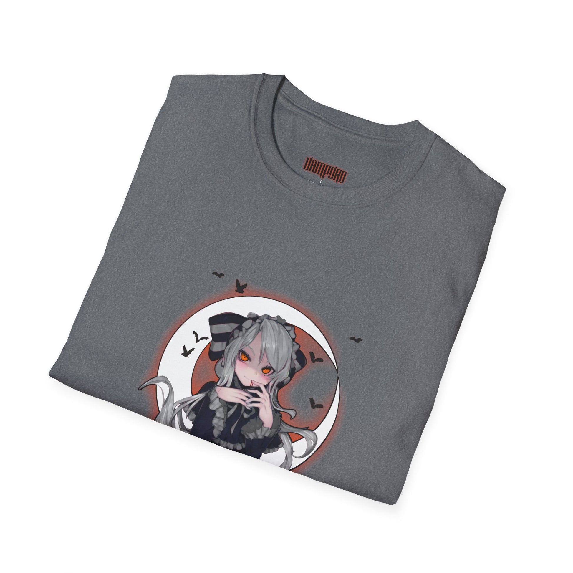 Vampire Crimson Original Graphic T-Shirt, Unisex Tee for Cosplay, Halloween Costume, Casual Wear, Edgy Street Style, Gift for Fans