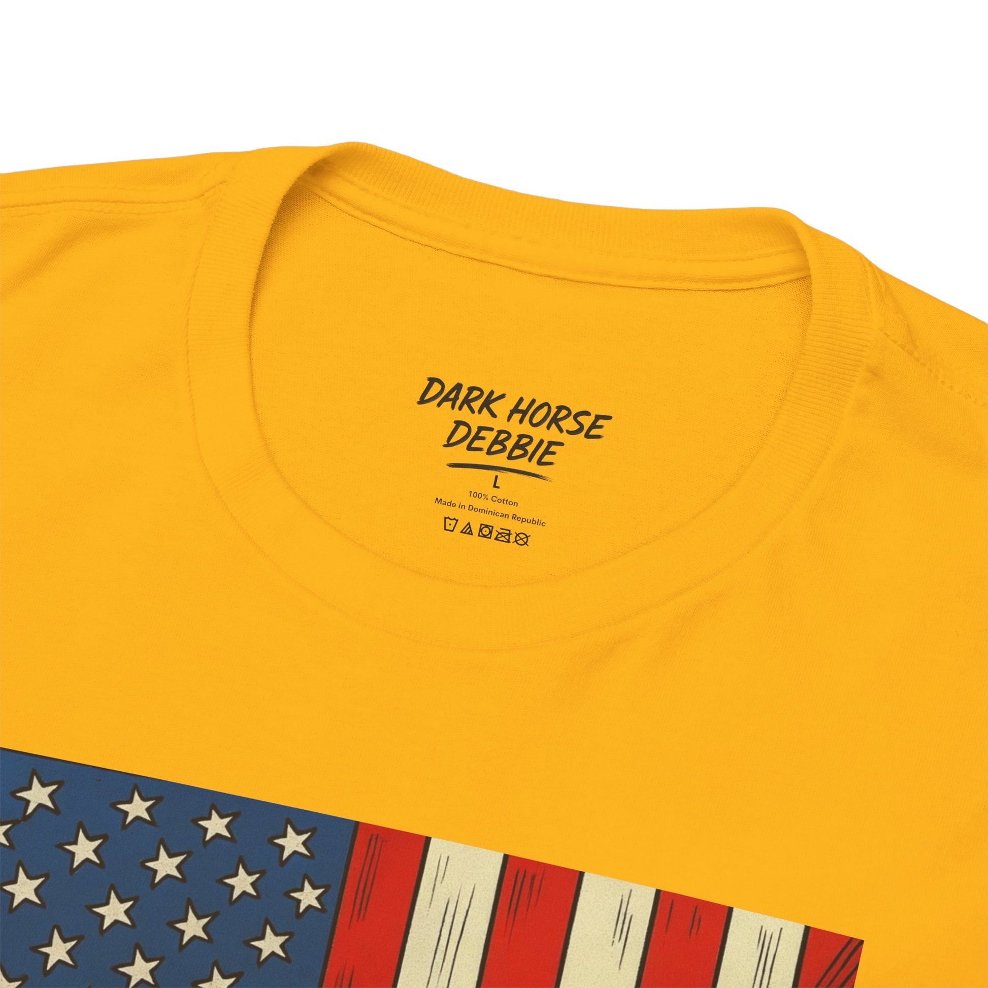 Dark Horse Debbie Patriotic Car Enthusiast Tee - Perfect for Independence Day, Gift for Dad, Car Show, Track Day, Summer Style