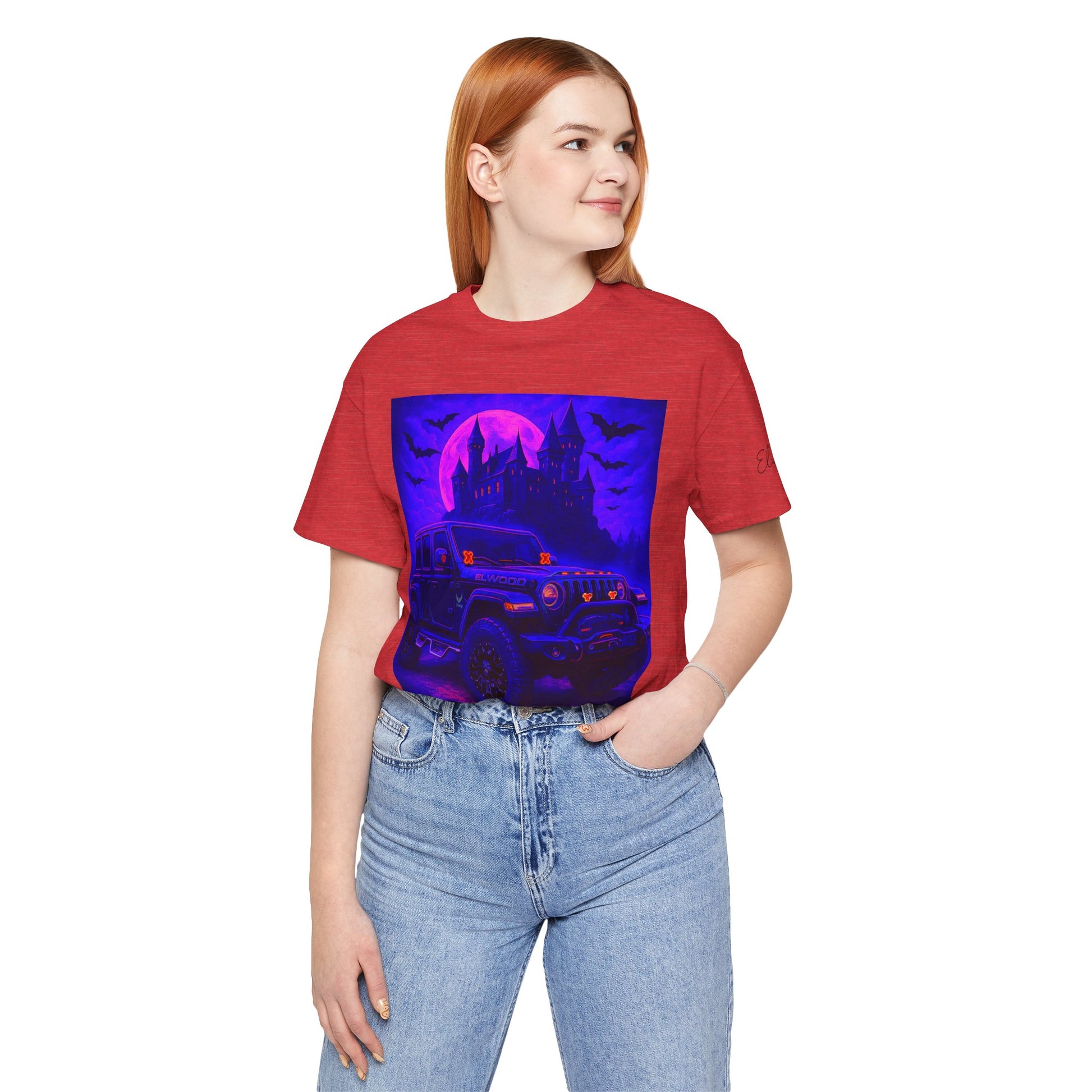 Elwood Jeep Adventure Tee - Perfect for Halloween, Road Trips, Outdoor Enthusiasts, Gift for Him or Her, Jeep Lovers, Casual Style