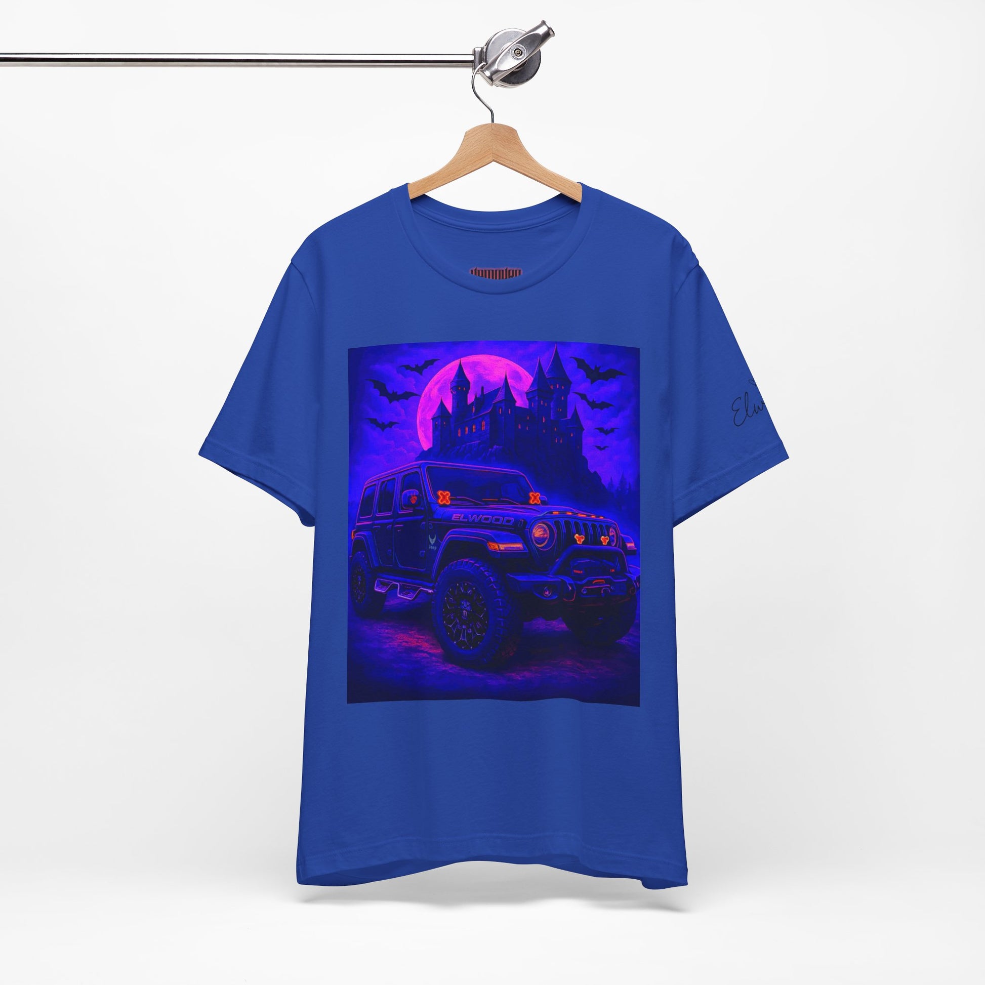 Elwood Jeep Adventure Tee - Perfect for Halloween, Road Trips, Outdoor Enthusiasts, Gift for Him or Her, Jeep Lovers, Casual Style