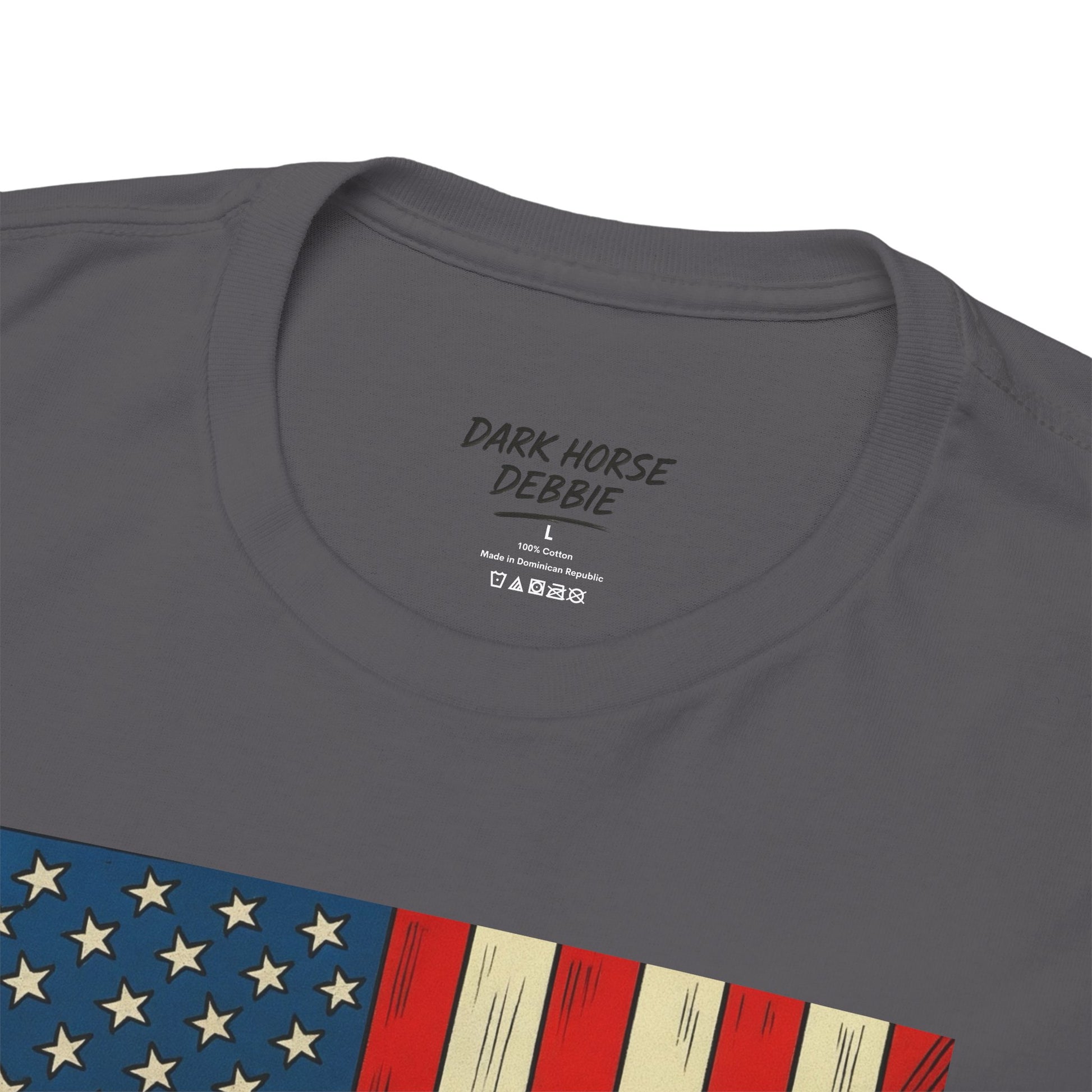 Dark Horse Debbie Patriotic Car Enthusiast Tee - Perfect for Independence Day, Gift for Dad, Car Show, Track Day, Summer Style